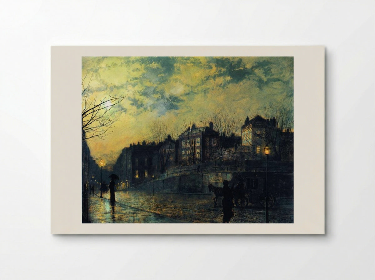 Hampstead - John Atkinson Grimshaw - Poster