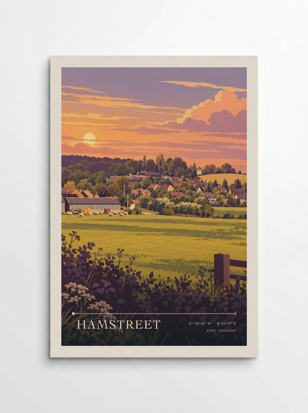 Hamstreet, Kent | Travel Poster - Poster