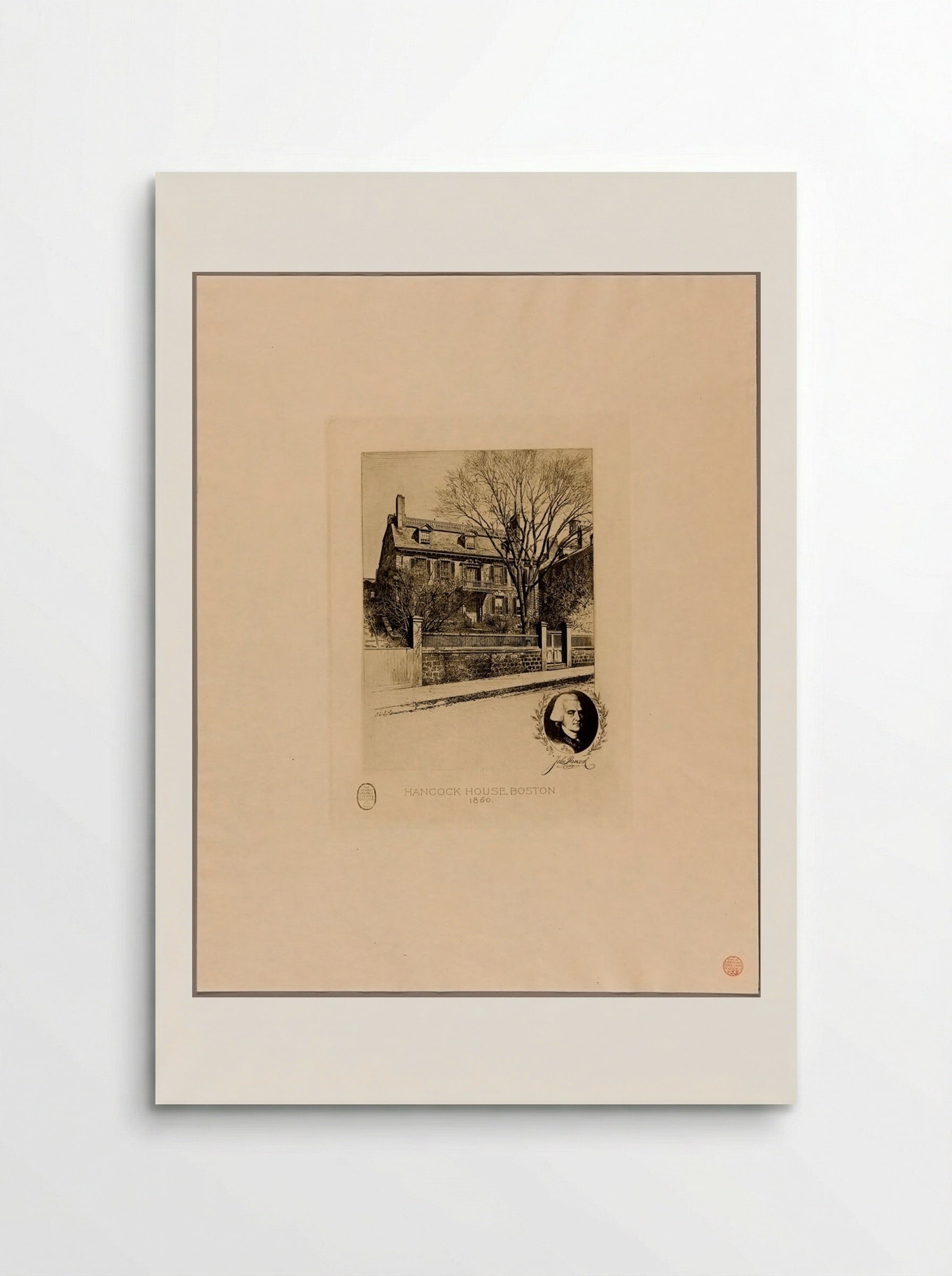 Hancock House, Boston - Sidney L. Smith - Poster