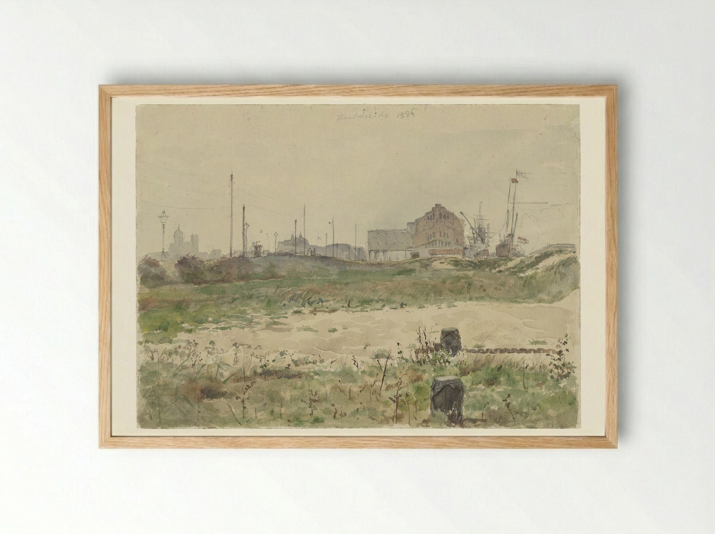Handelskade, Amsterdam - Jan Hoynck van Papendrecht - Framed Print Wood