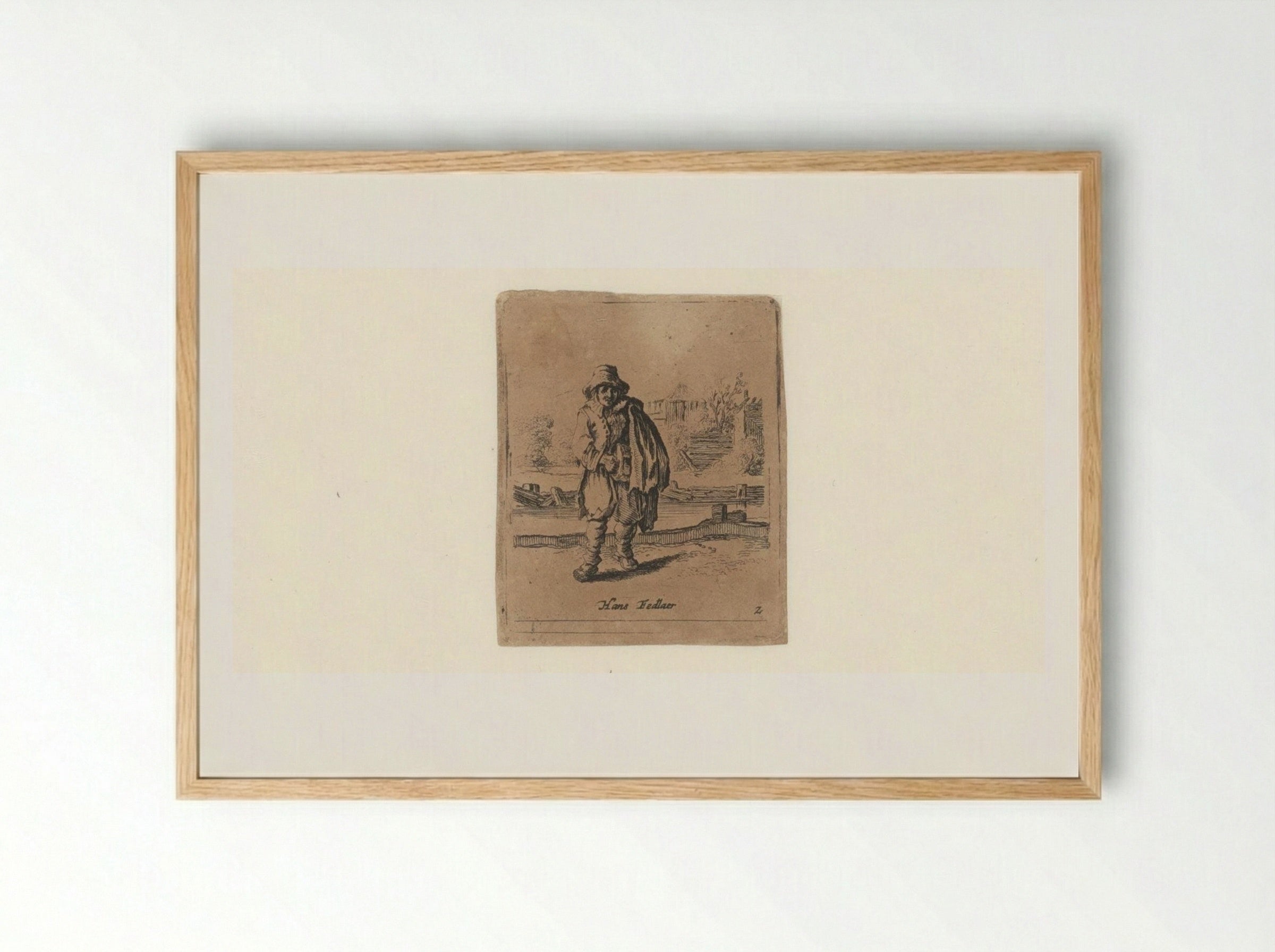 Hans Fedlaer - Gillis van Scheyndel (I) - Framed Print Wood