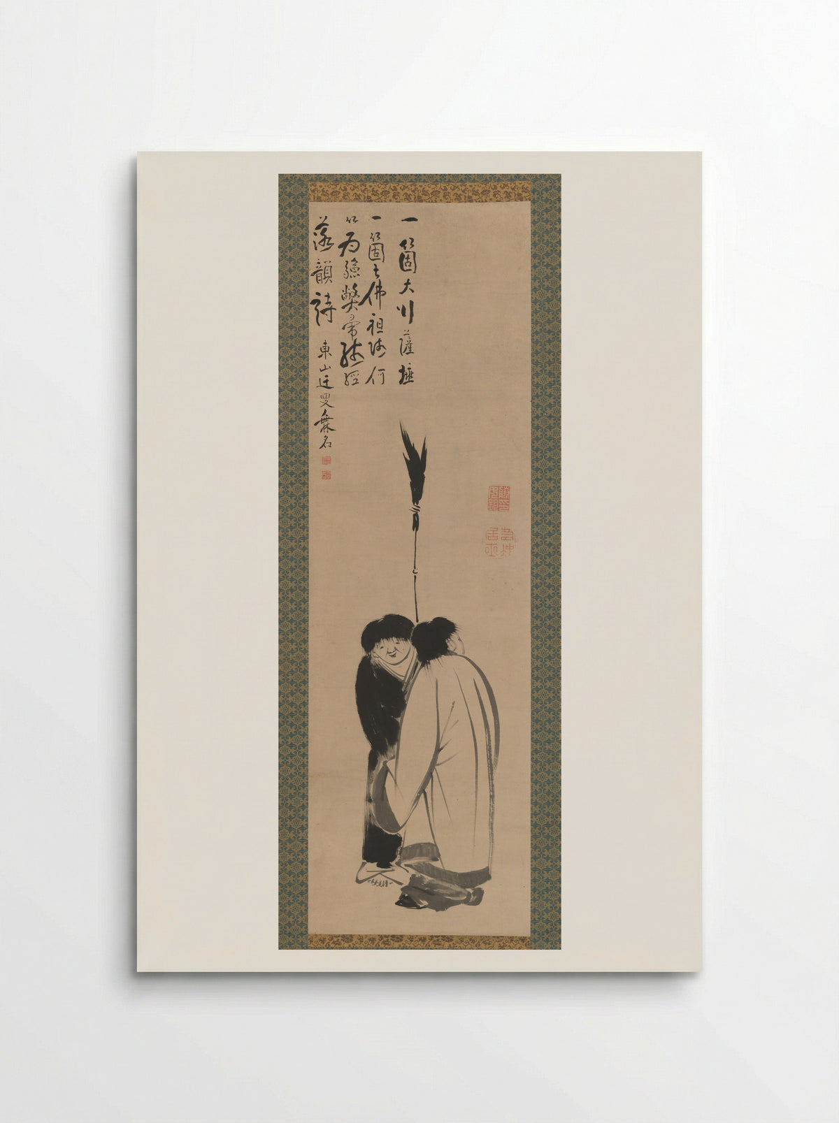 Hanshan and Shide - Itō Jakuchū - Poster
