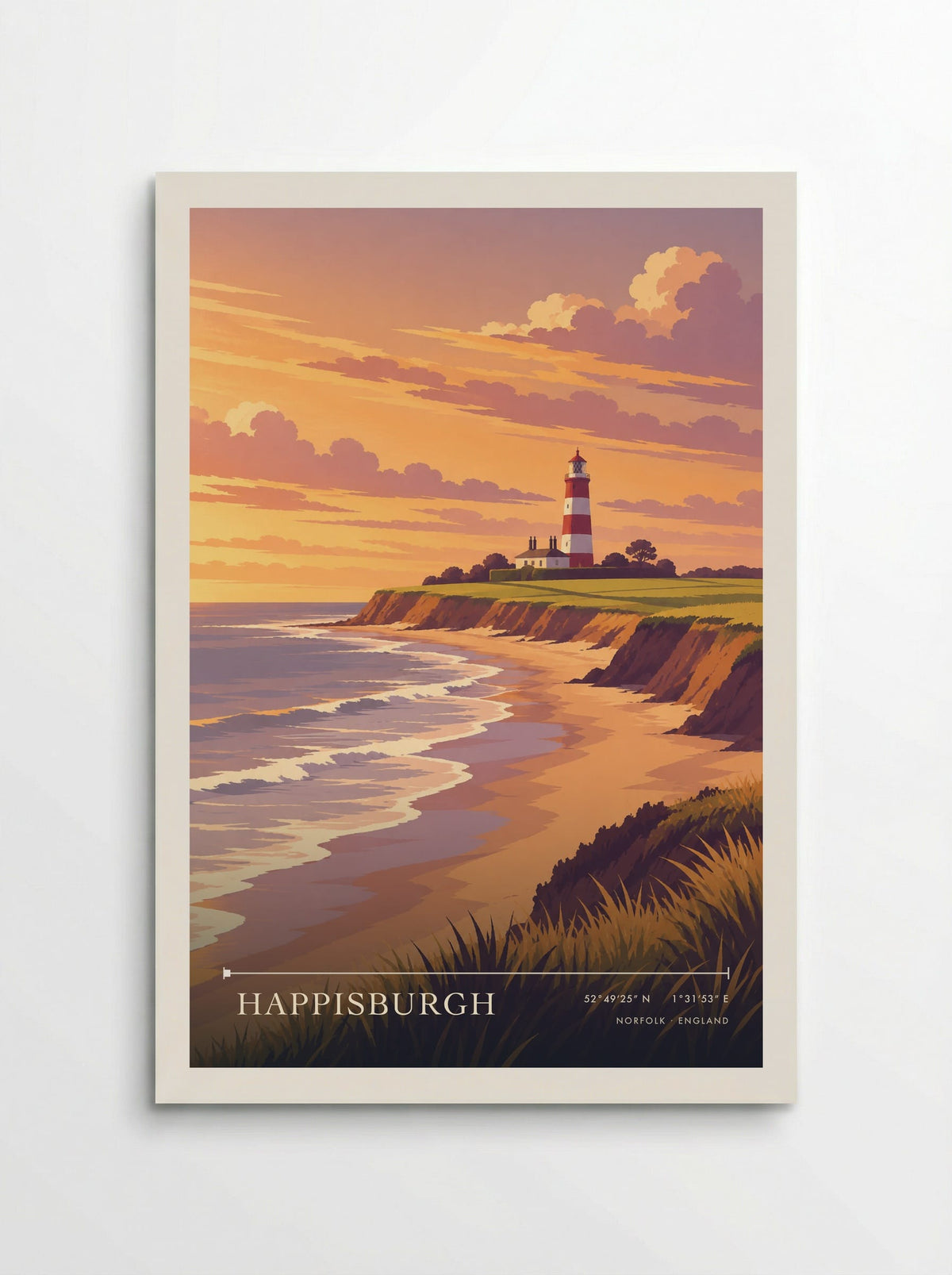 Happisburgh, Norfolk | Travel Poster - Poster