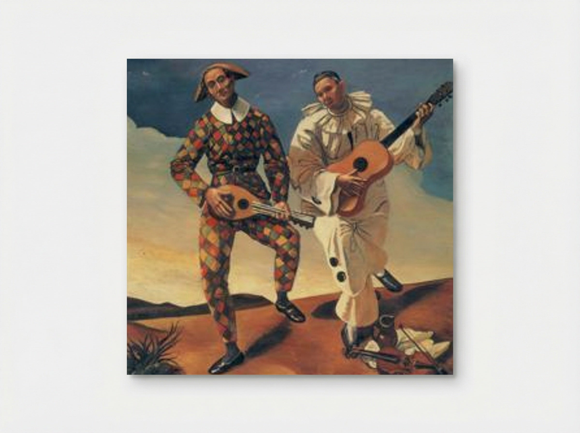 Harlequin and Pierrot - André Derain - Poster