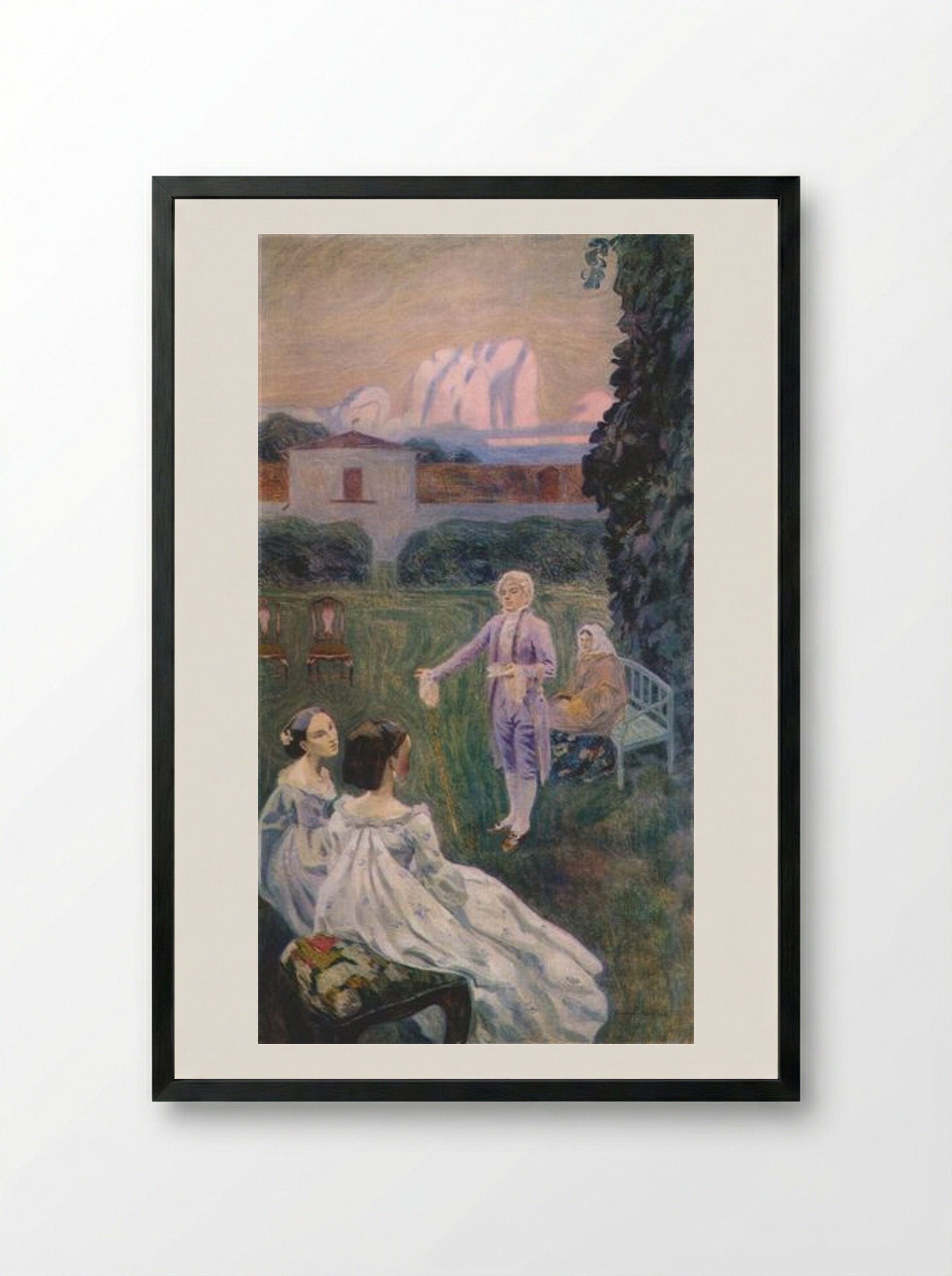 Harmony - Victor Borisov-Musatov - Framed Print Black