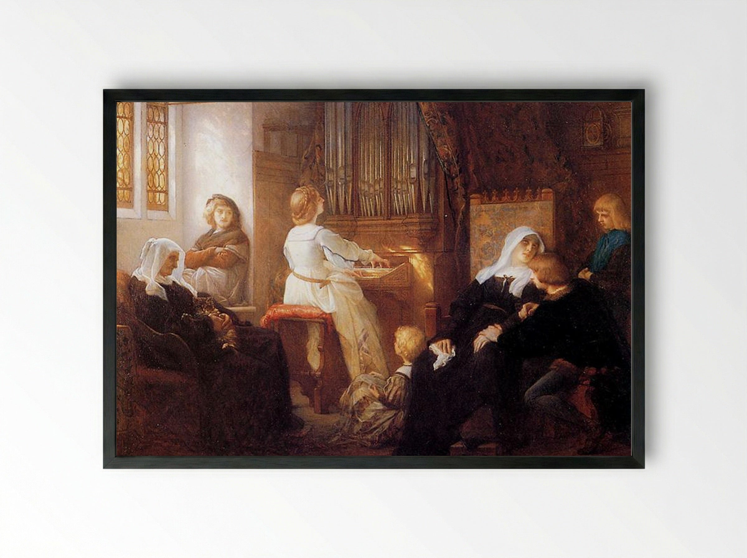 Harmony - Alexandre Cabanel - Framed Print Black