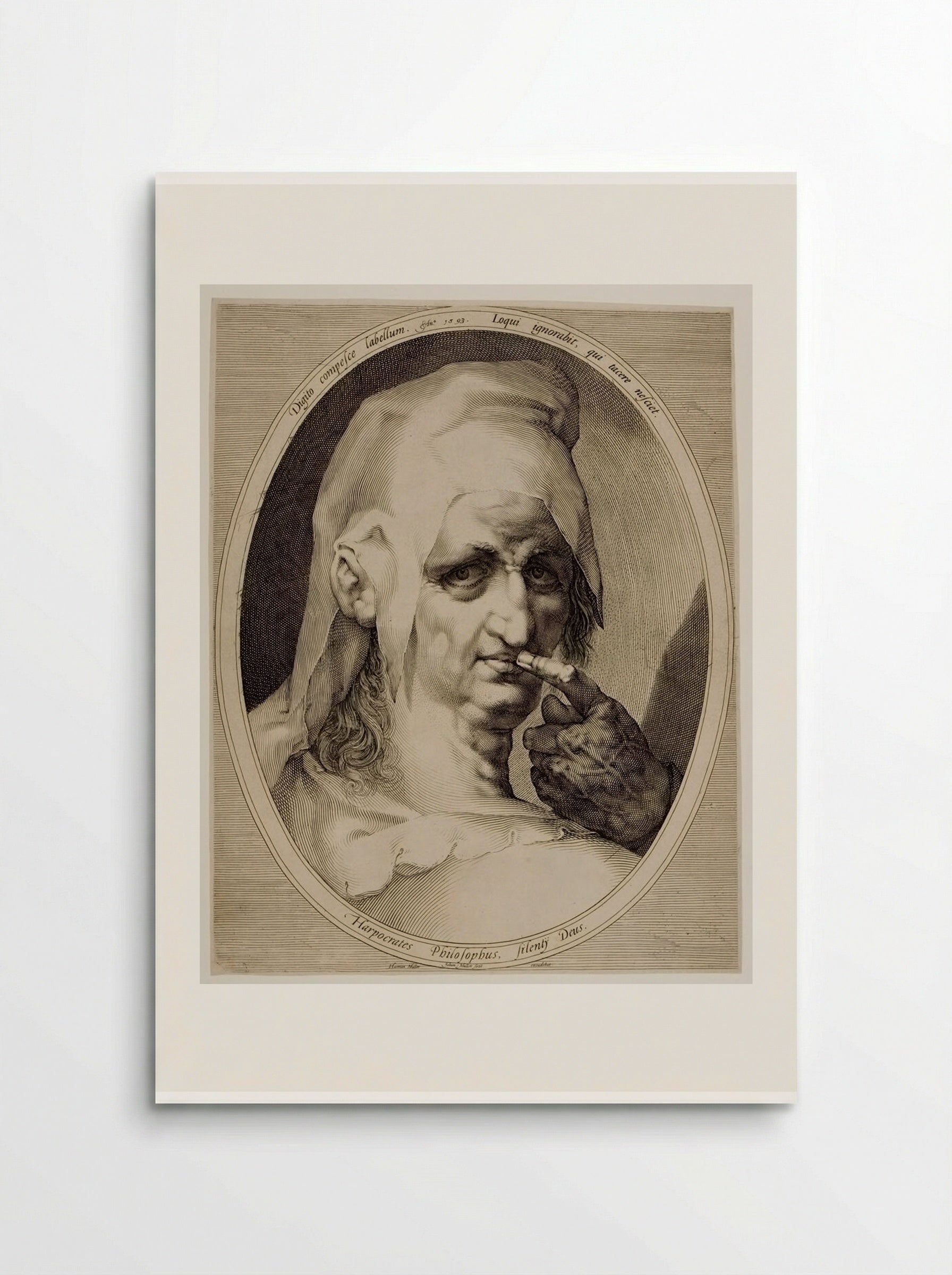 Harpocrates - Jan Harmensz. Muller - Poster