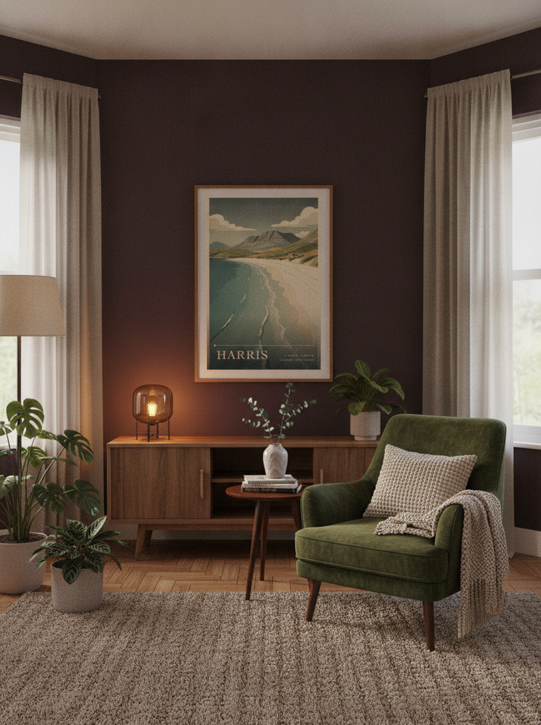 Harris Eilean Siar United Kingdom Travel Poster - Lifestyle