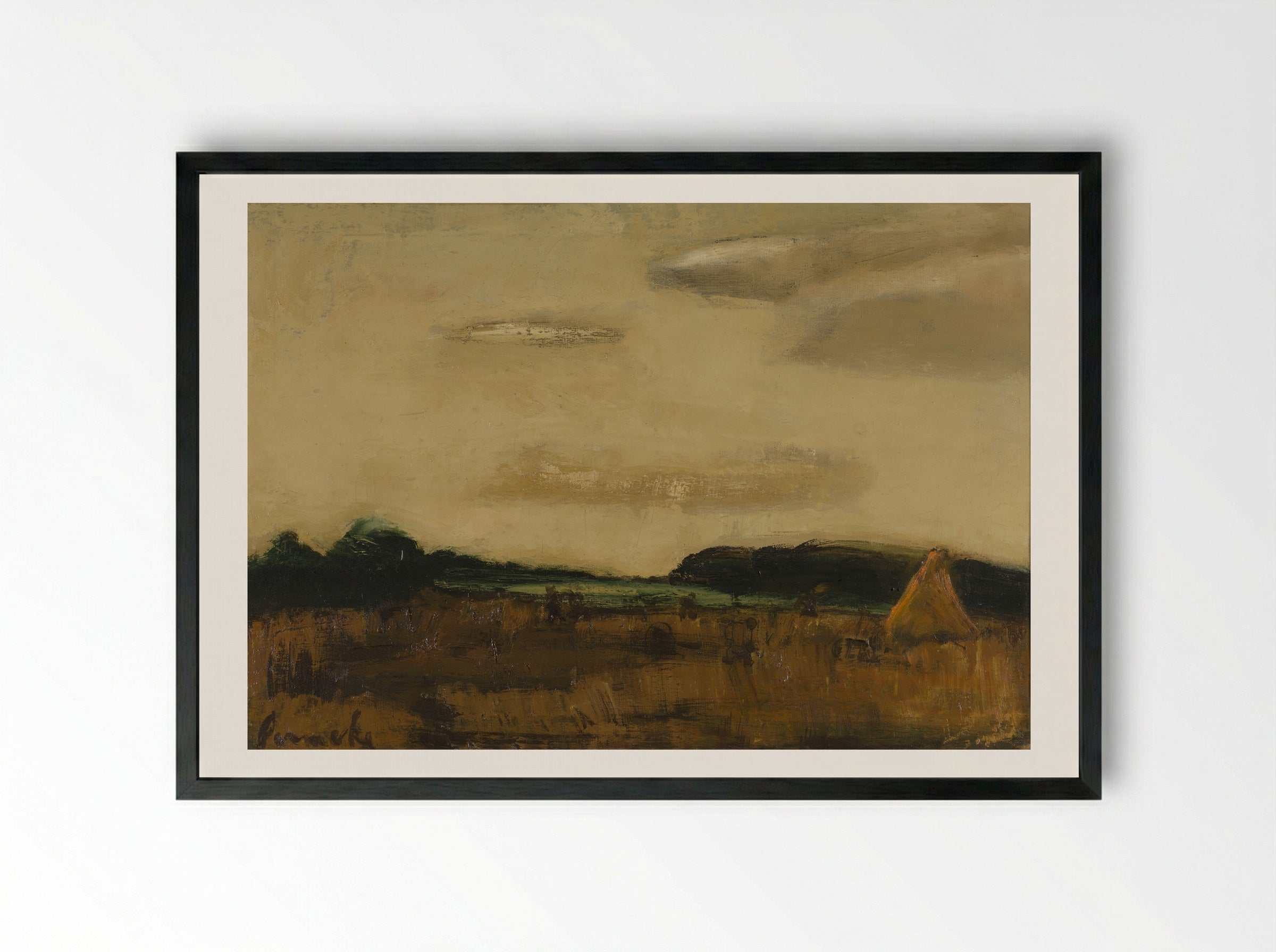 Harvest - Constant Permeke - Framed Print Black