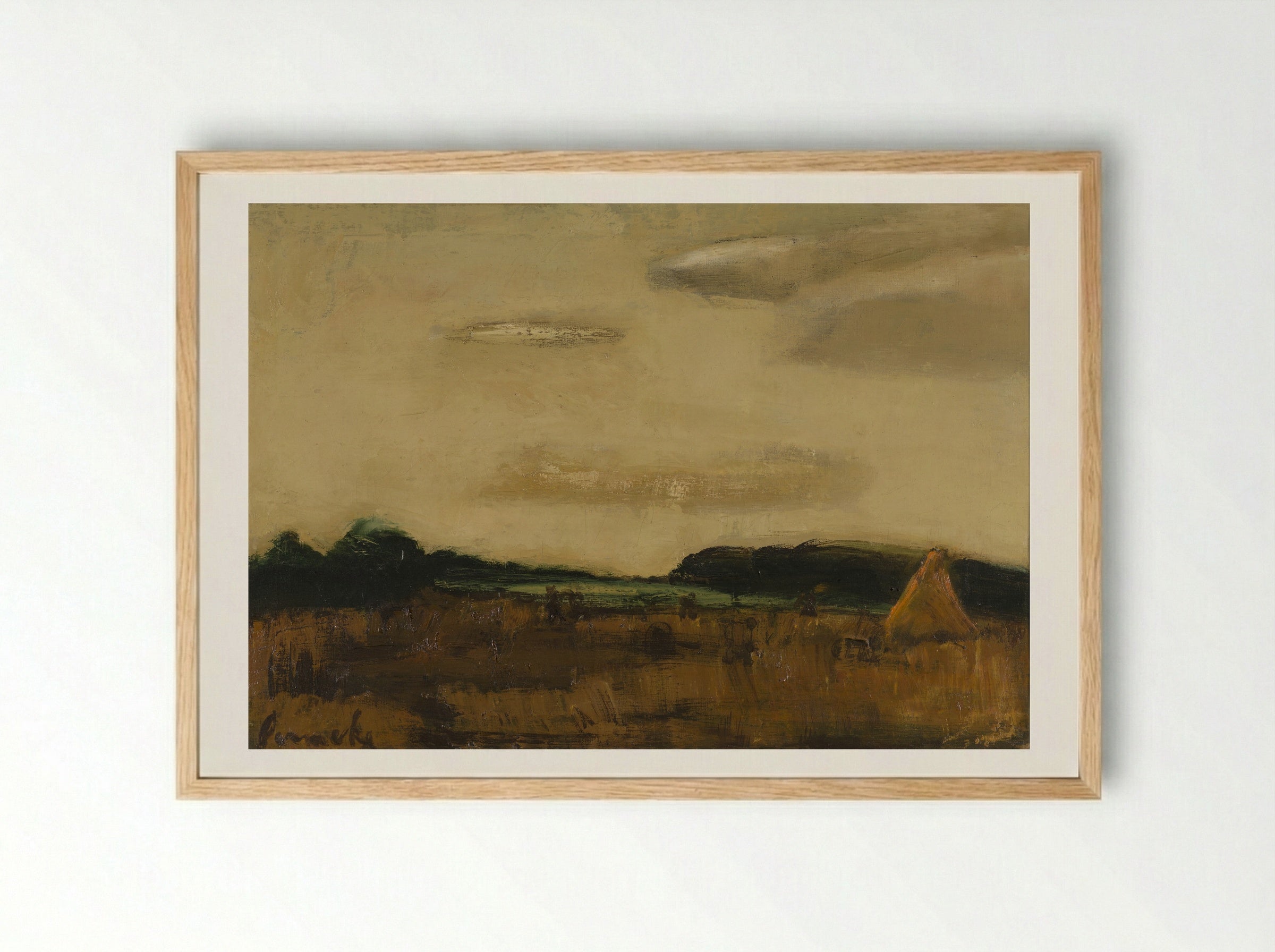 Harvest - Constant Permeke - Framed Print Wood