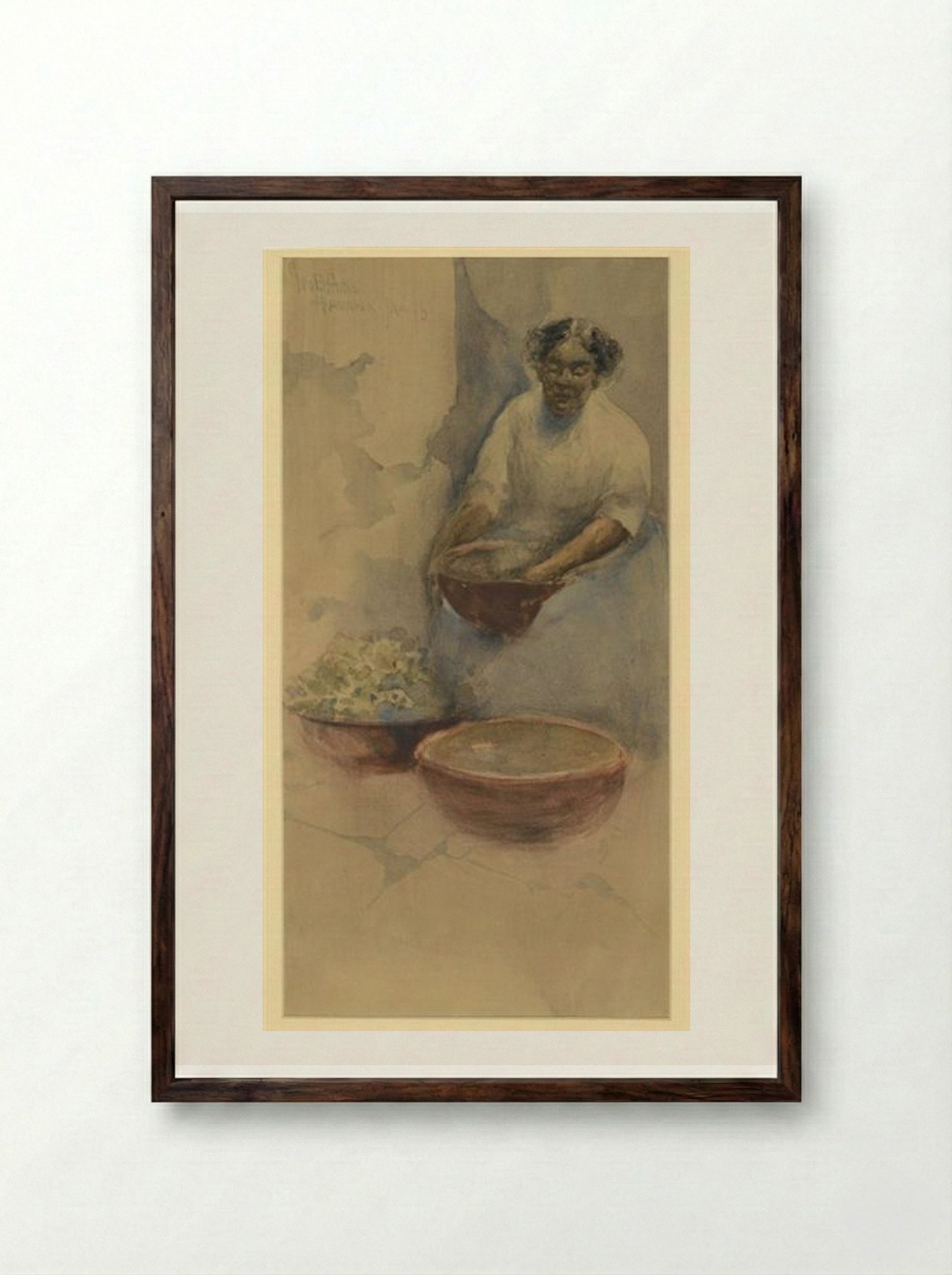 Havana, Cuba - George Luks - Framed Print Dark Wood