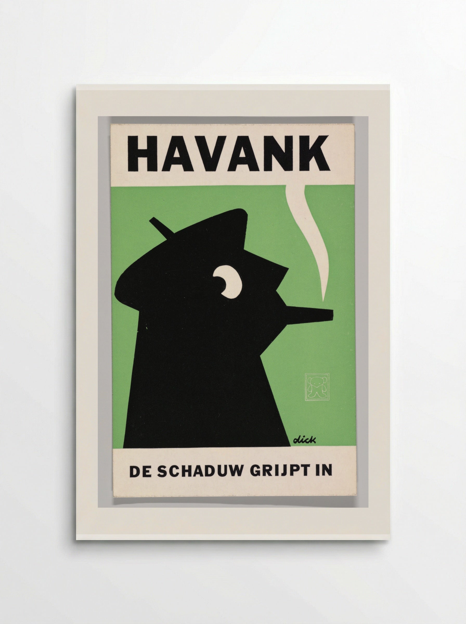 Havank: De schaduw grijpt in - Dick Bruna - Poster