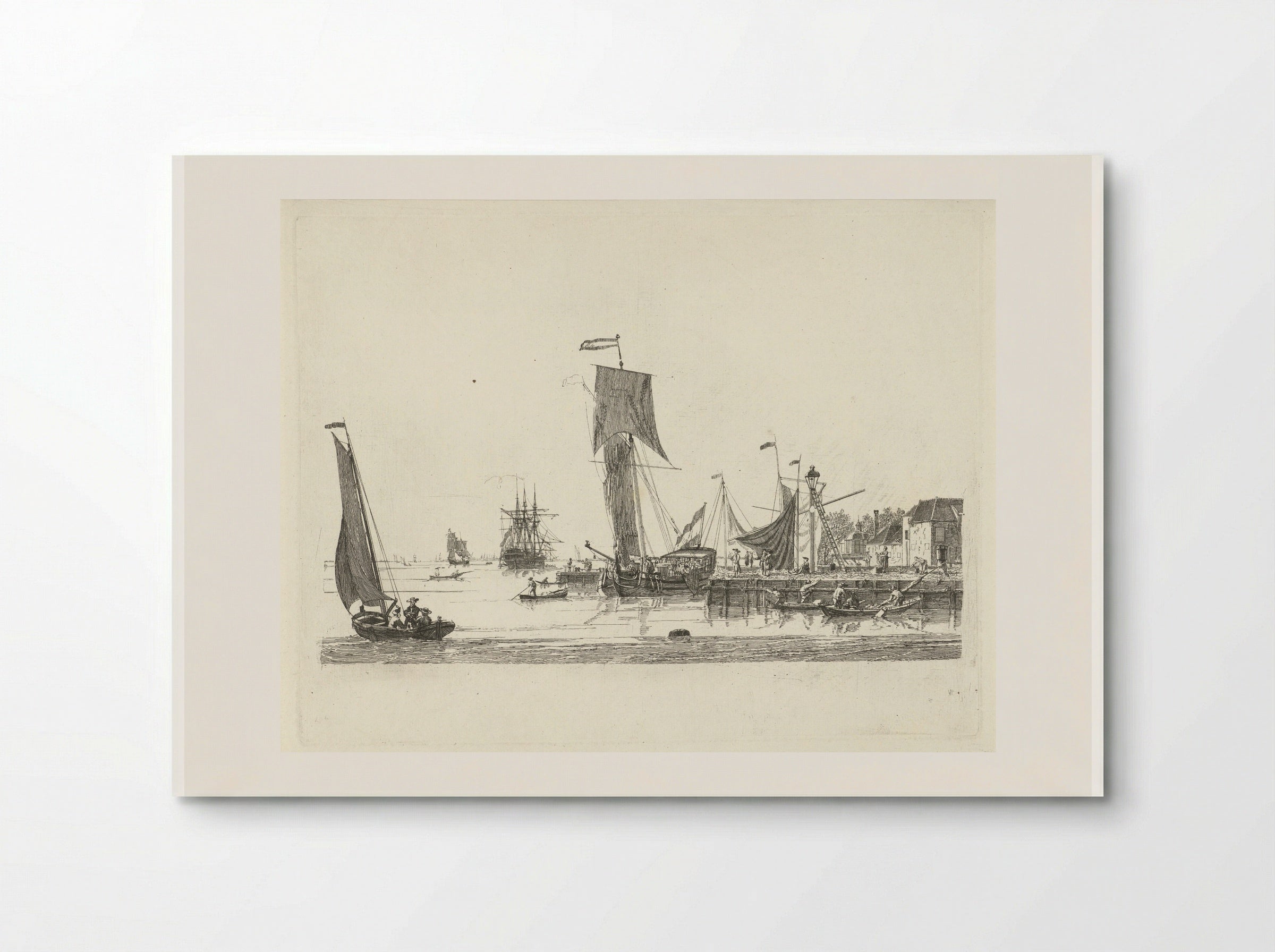 Havengezicht (Harbour View) - Gerrit Groenewegen - Poster