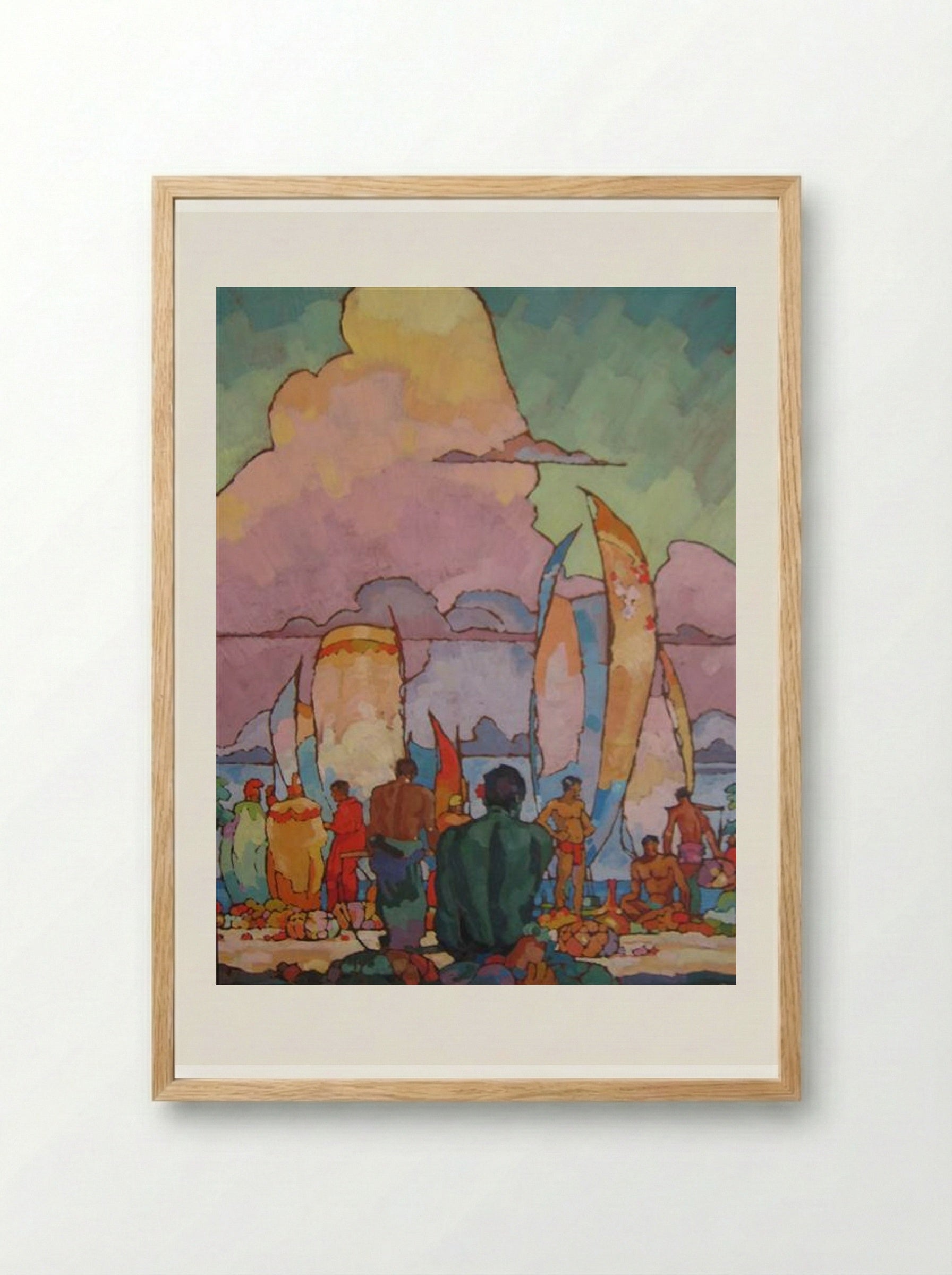 Hawaiians - Arman Manookian - Framed Print Wood