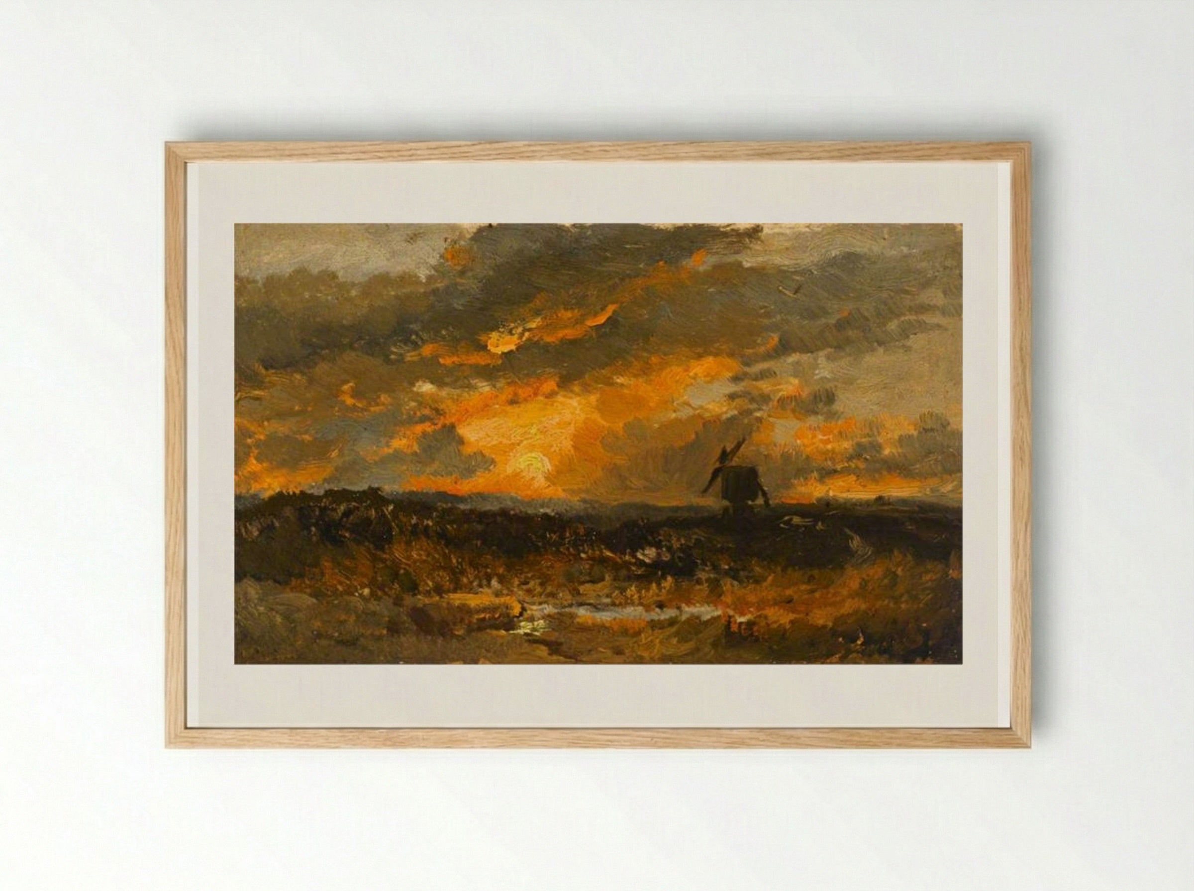 Hayes Common - James Webb - Framed Print Wood