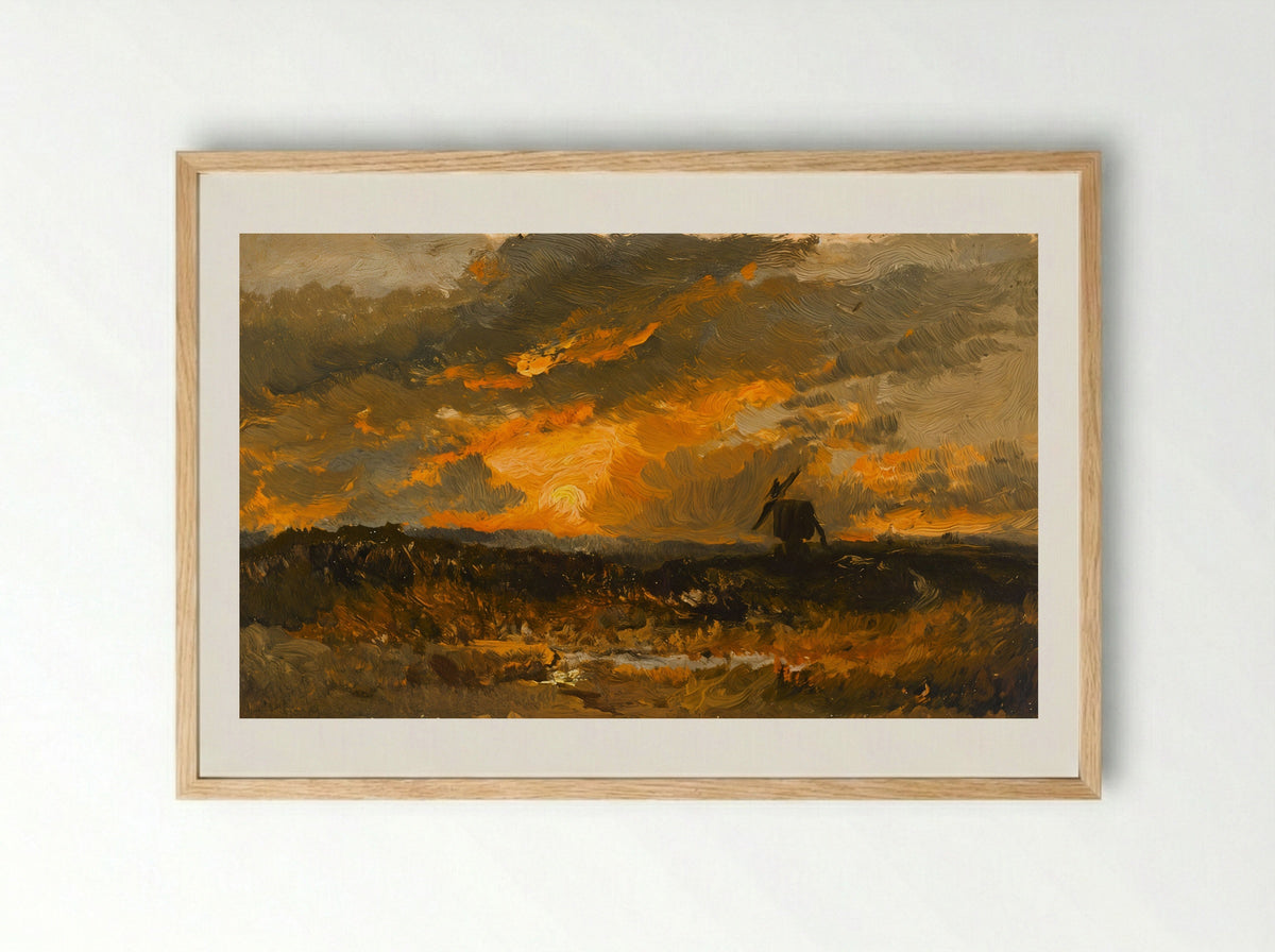 Hayes Common - James Webb - Framed Print Wood