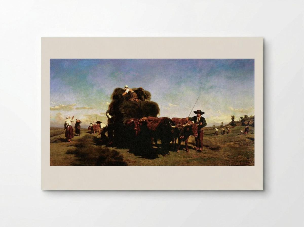 Haymaking in the Auvergne - Rosa Bonheur - Poster