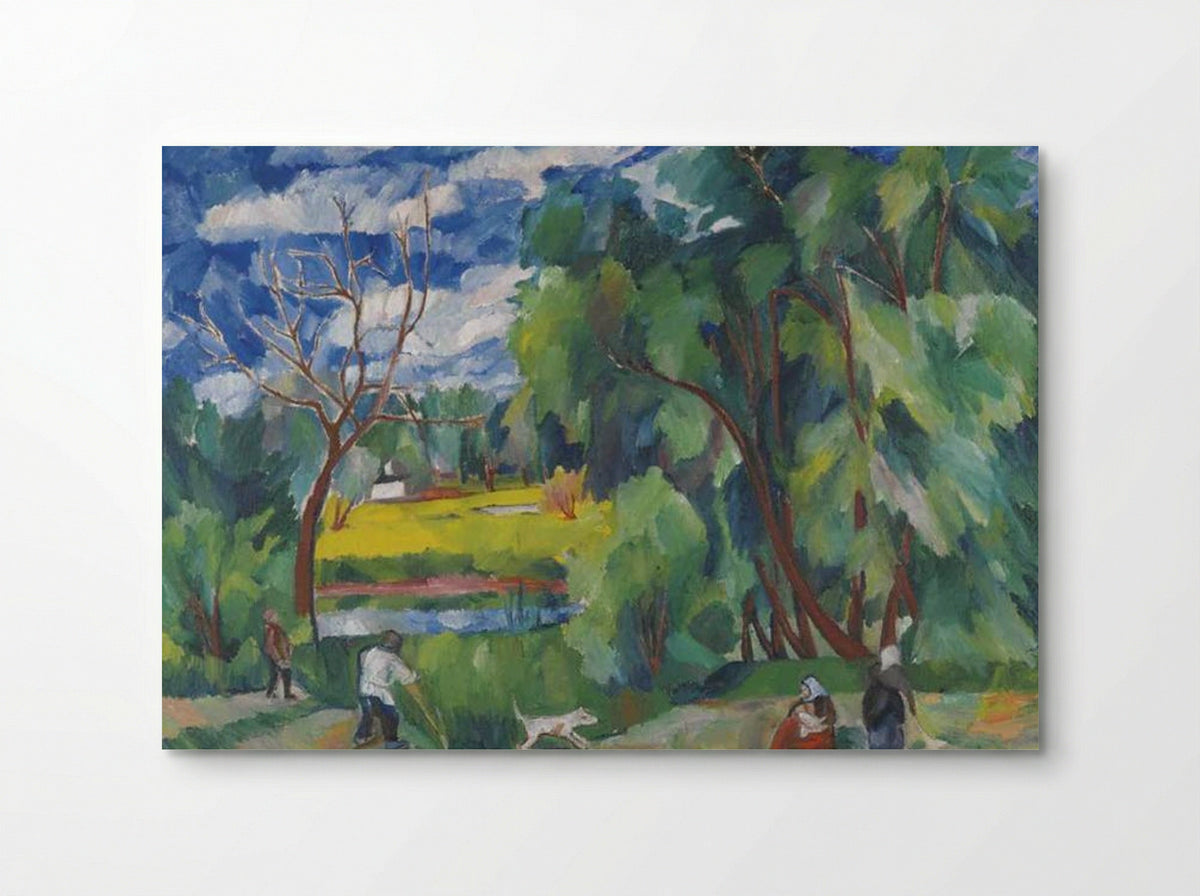 Haymaking - Natalia Goncharova - Poster
