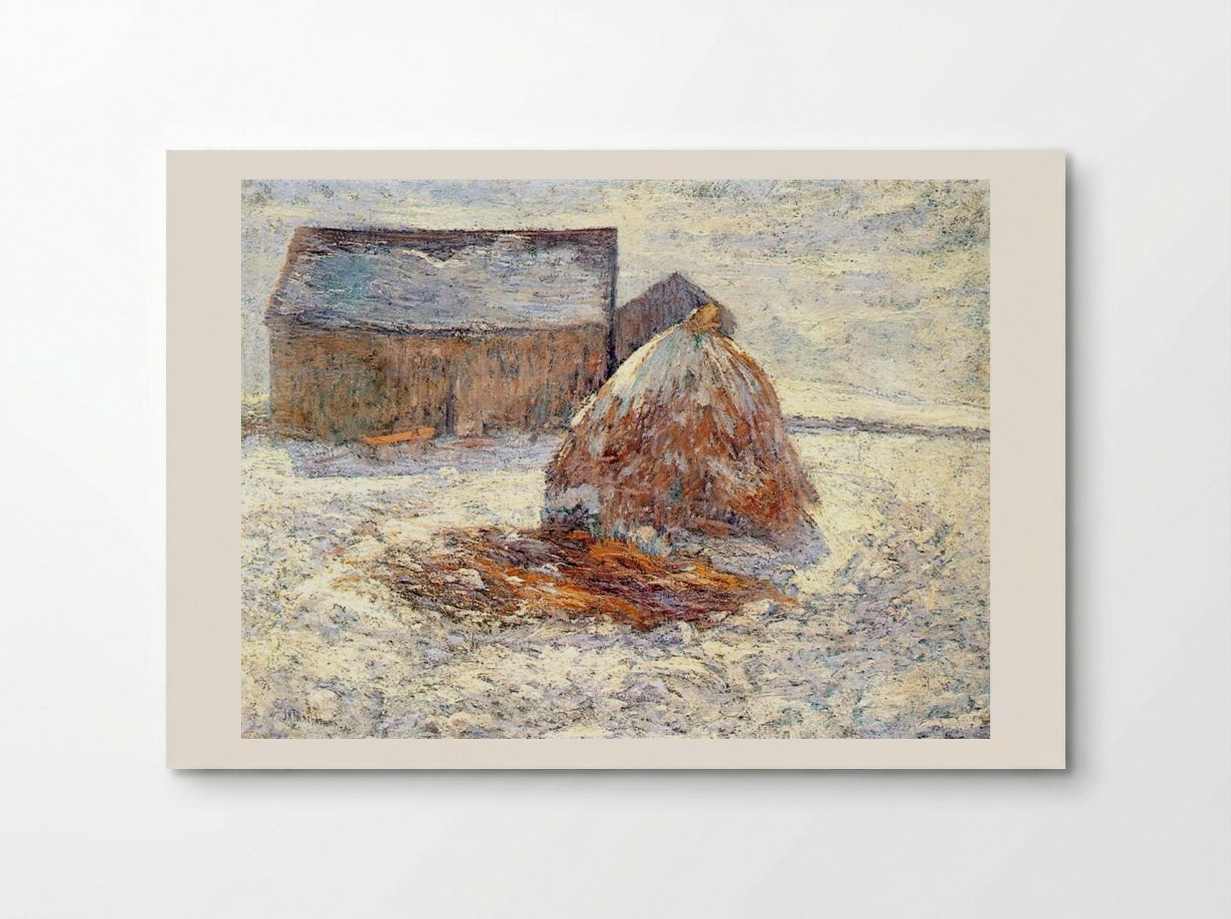 Hayrick - John Henry Twachtman - Poster