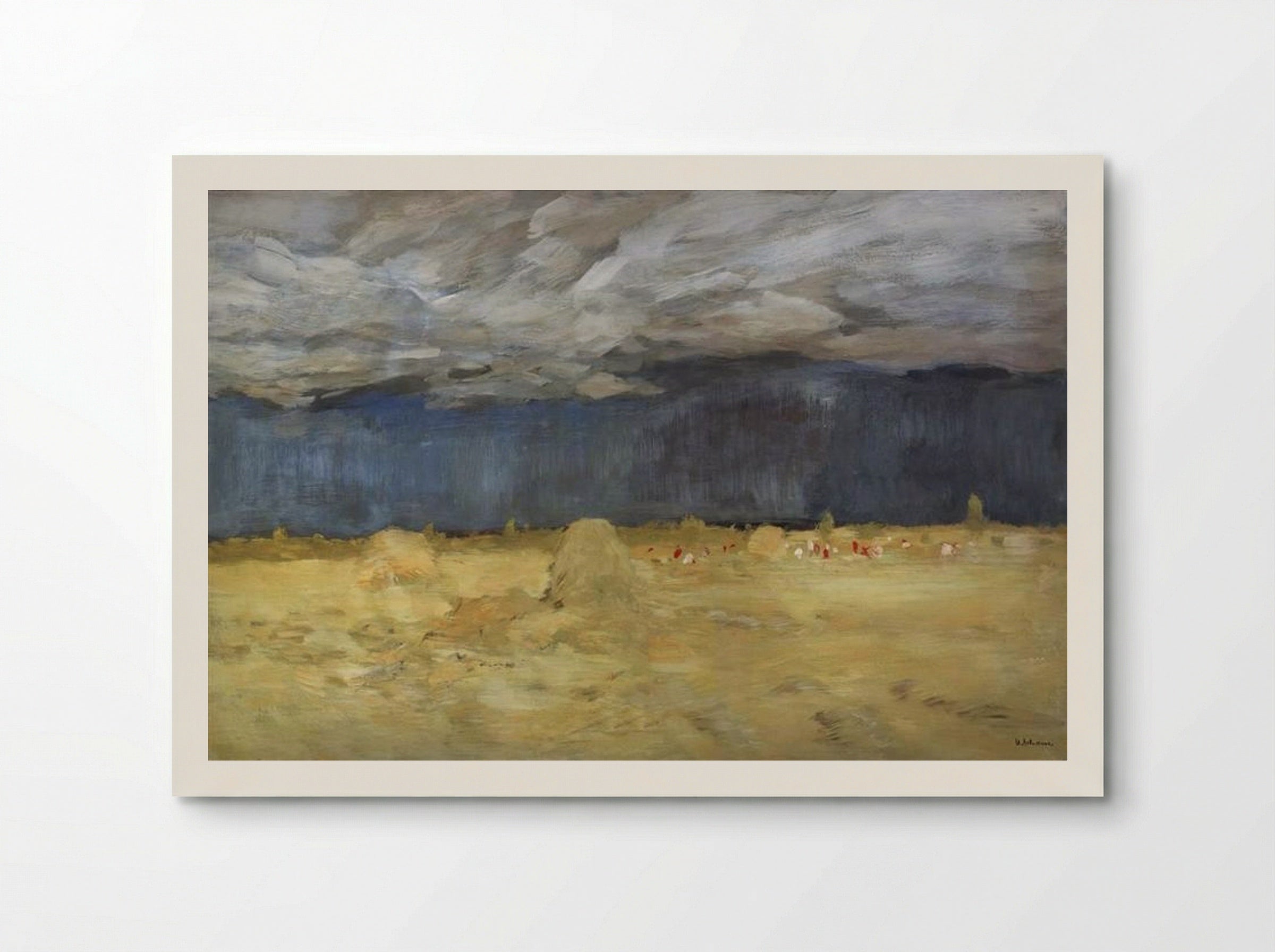 Haystacking - Isaac Levitan - Poster