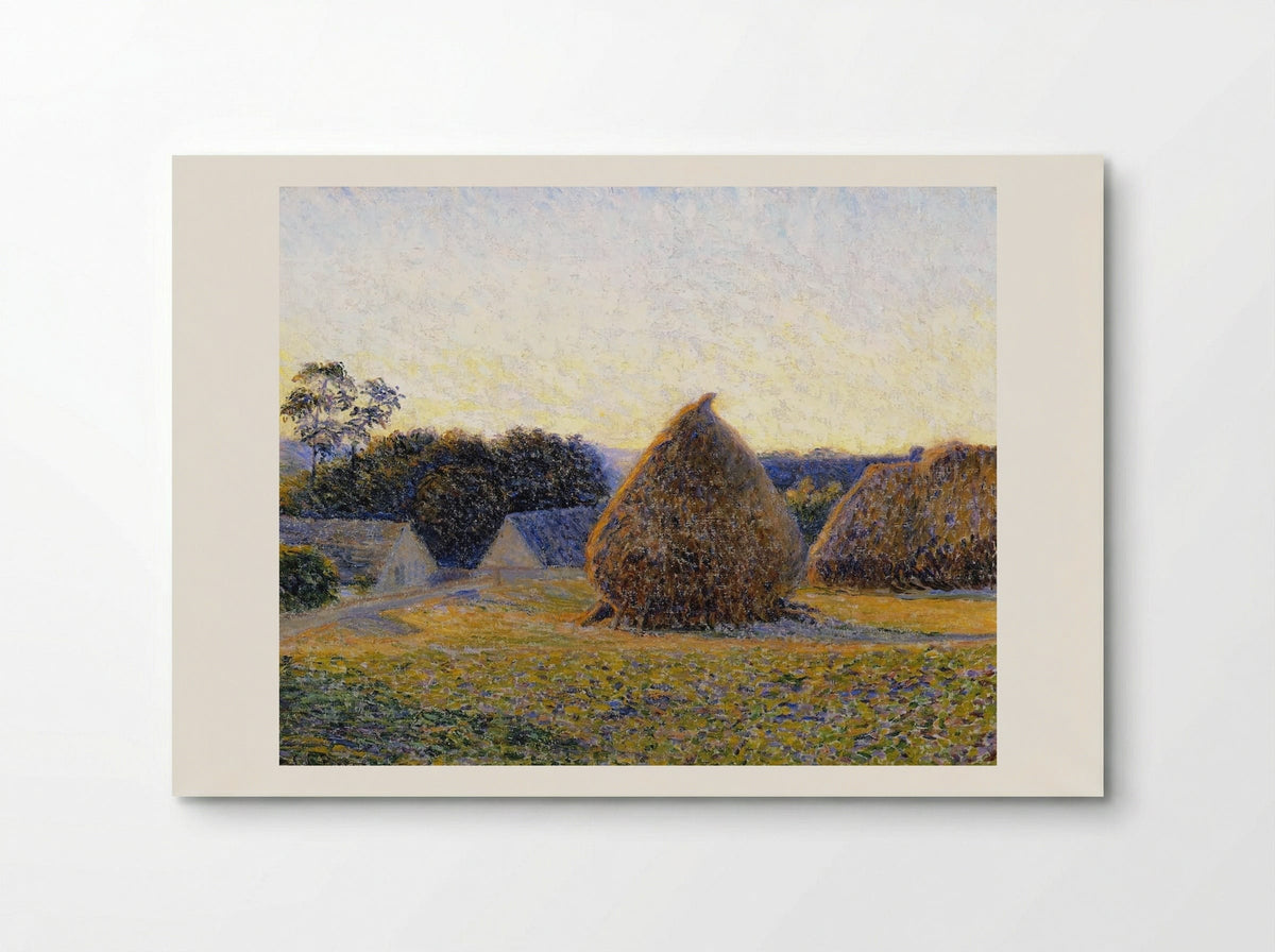 Haystacks, Giverny - Lilla Cabot Perry - Poster