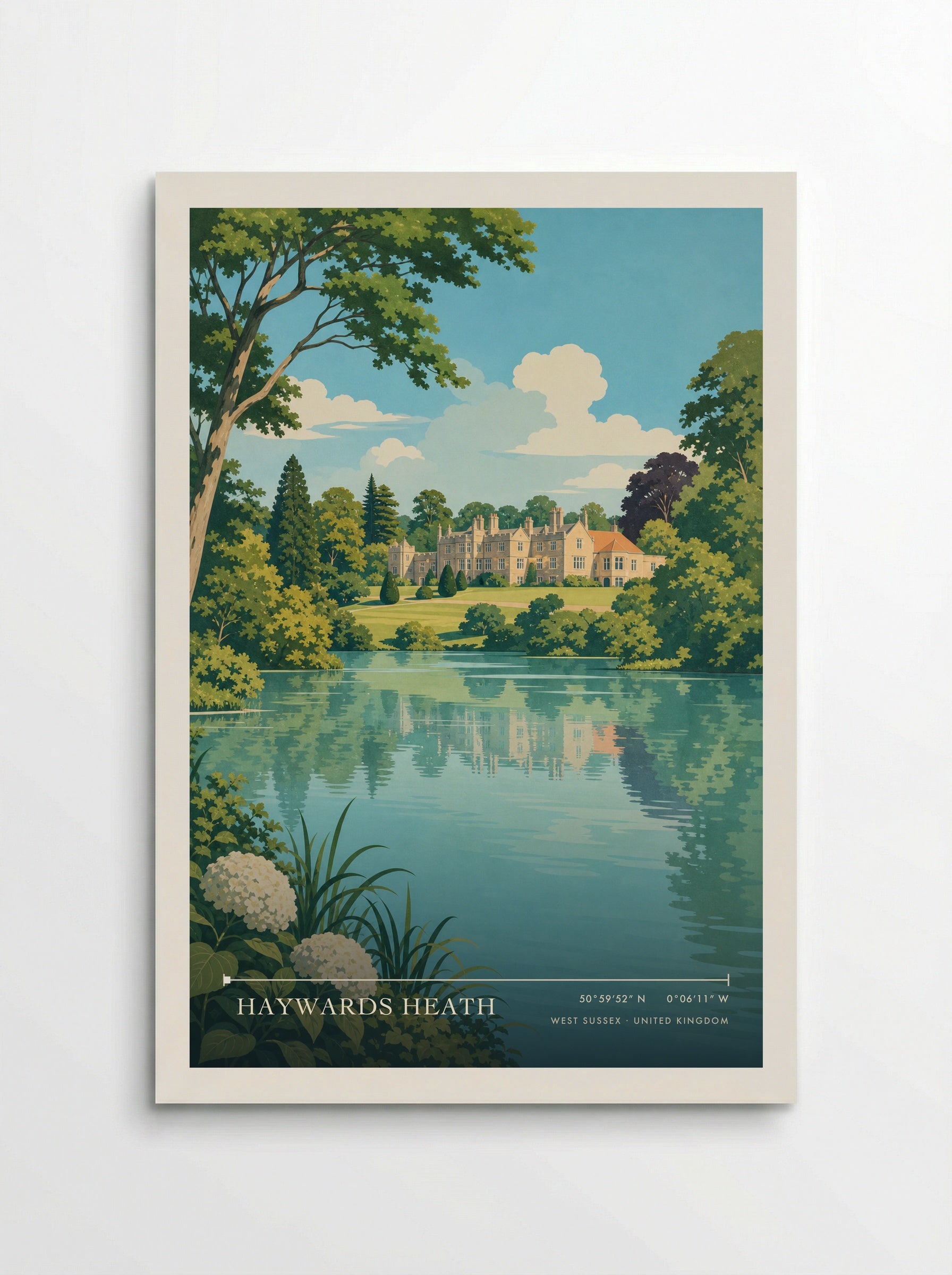 Haywards Heath West Sussex United Kingdom Travel Poster - Poster