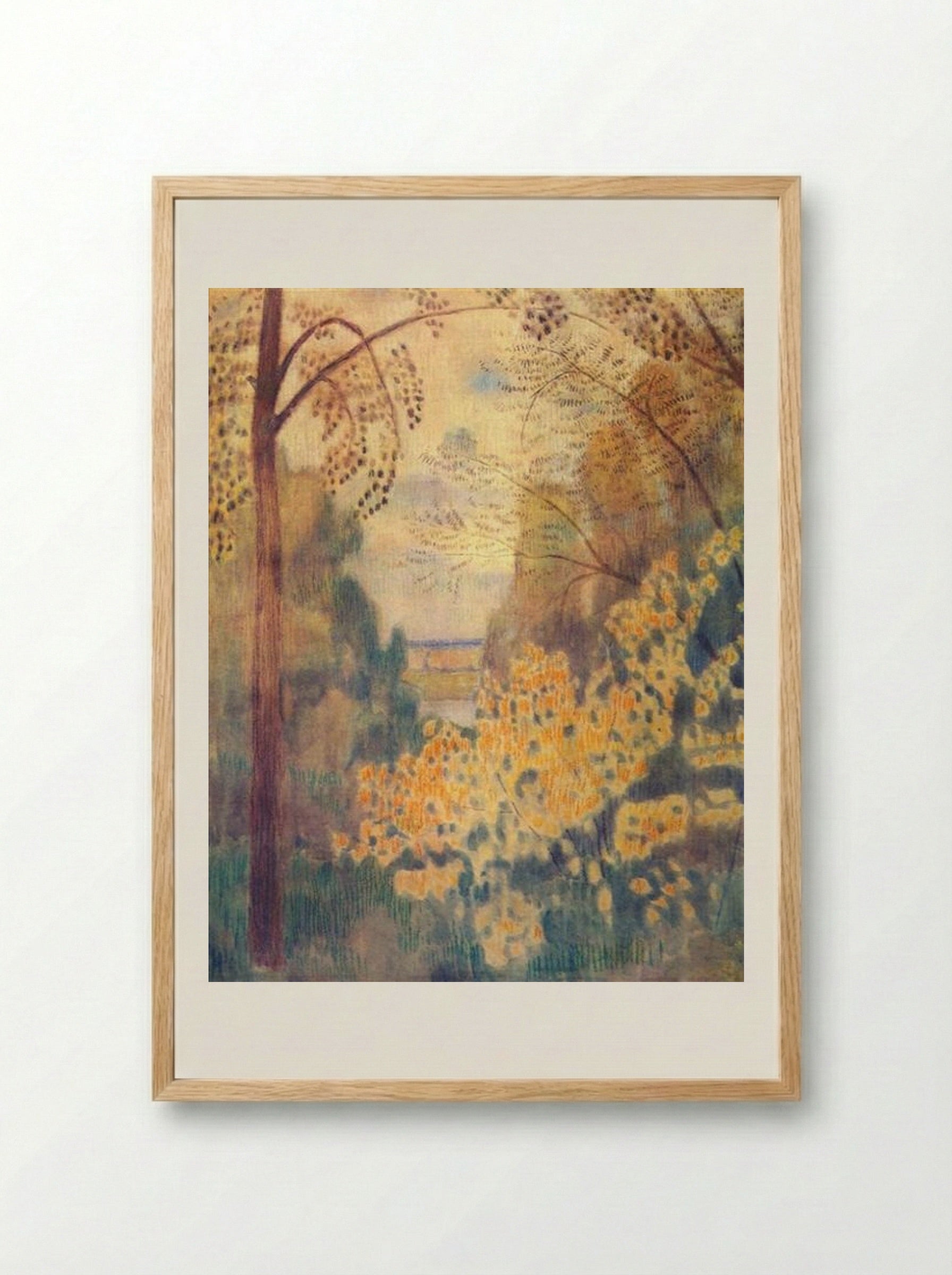Hazel Bush - Victor Borisov-Musatov - Framed Print Wood