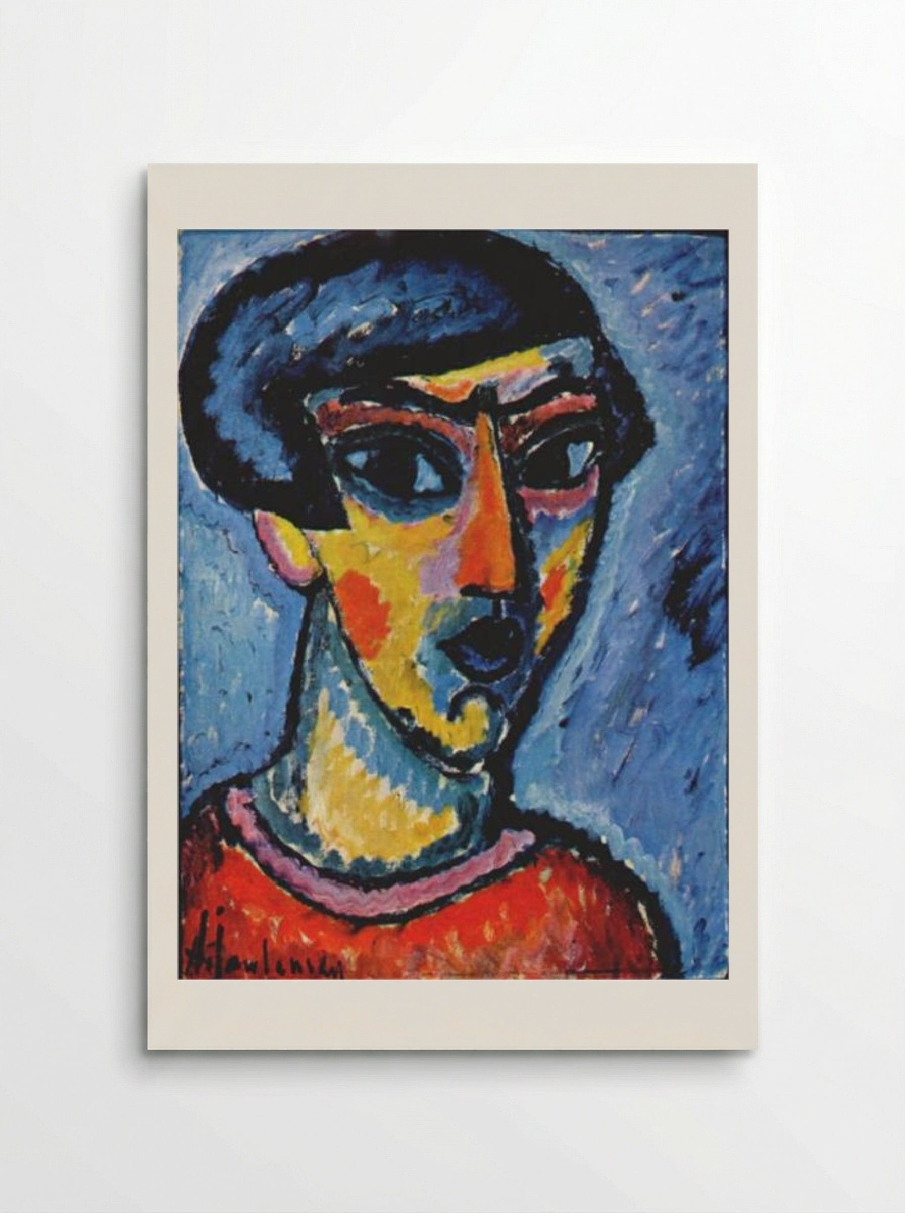 Head in Blue - Alexej von Jawlensky - Poster