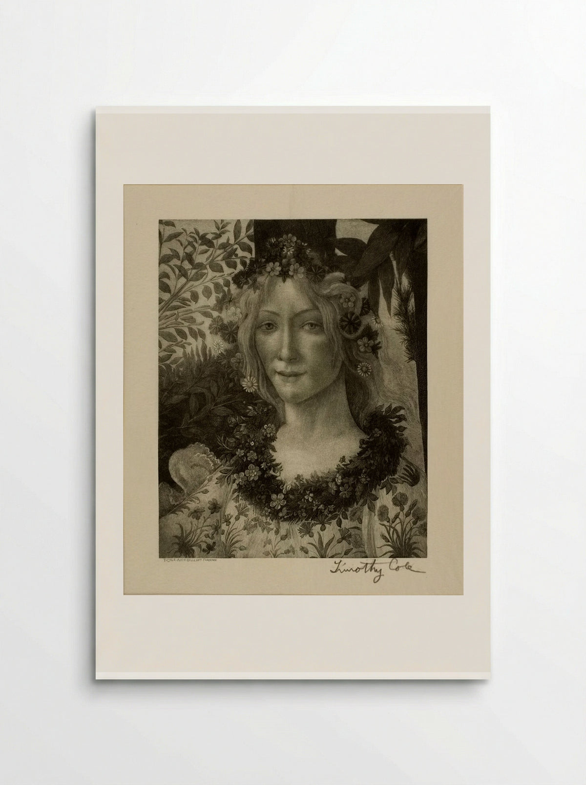 Head of Flora - Timothy Cole - Poster