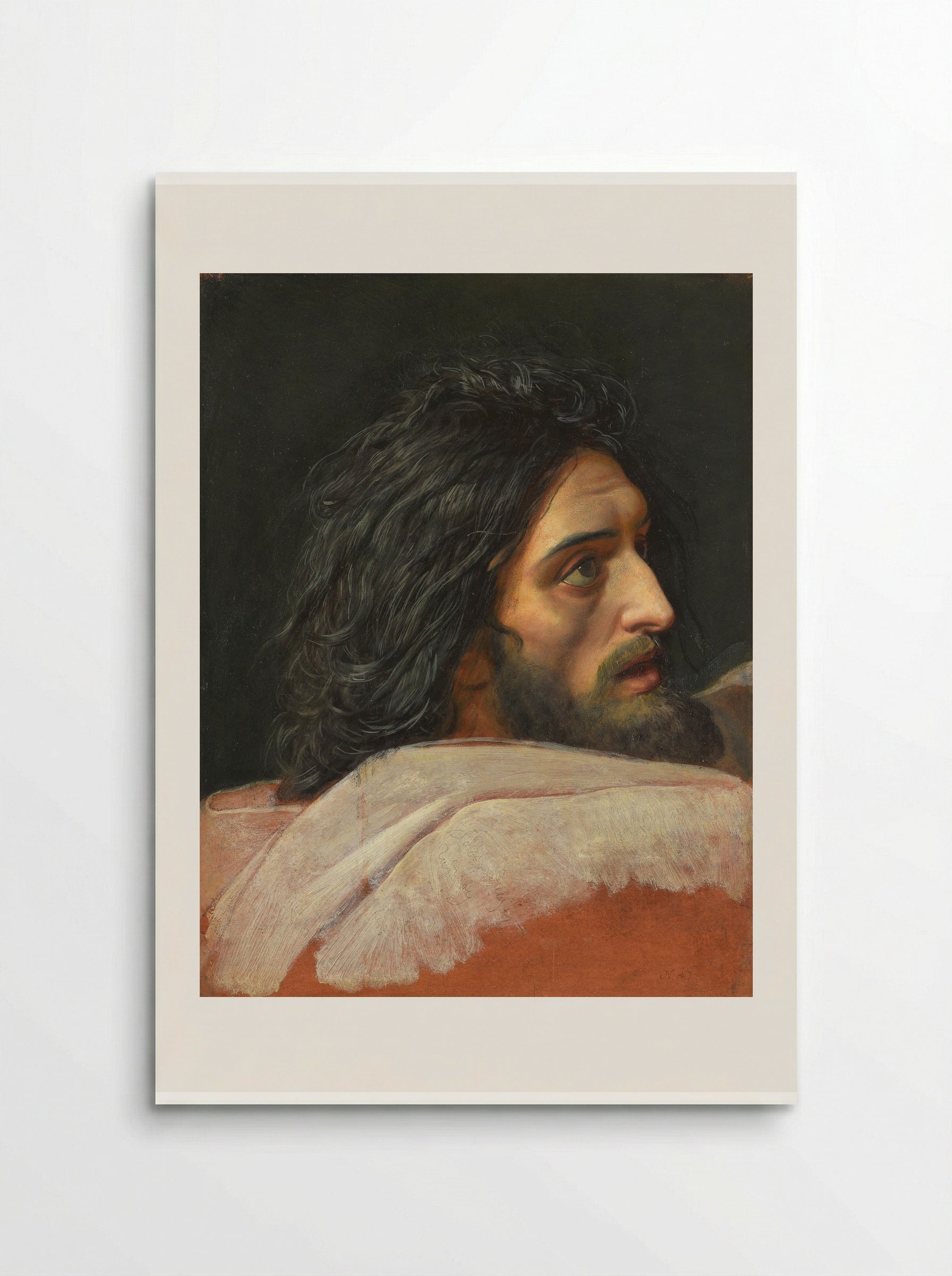Head of John the Baptist - Alexander Ivanov - Poster