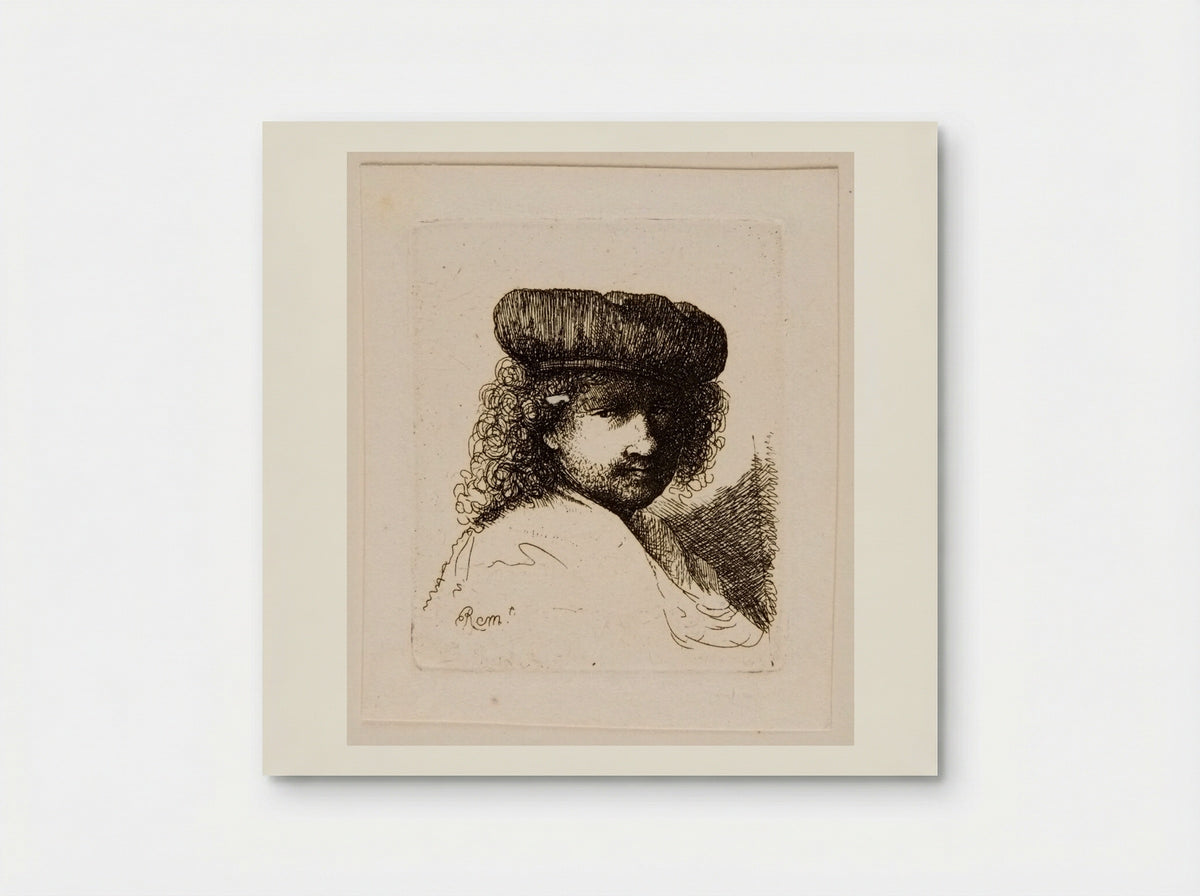 Head of Rembrandt - David Deuchar - Poster