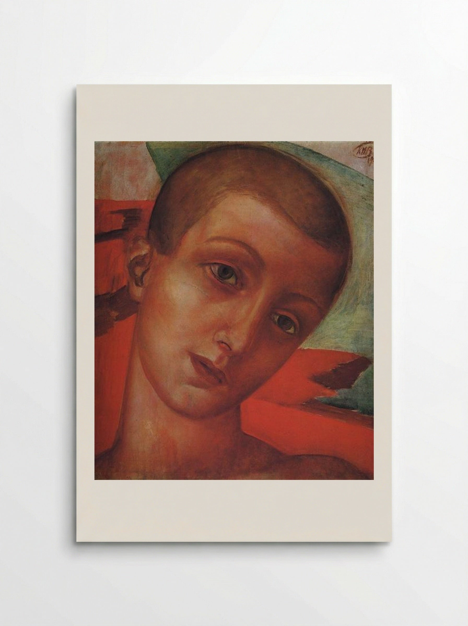 Head of a Boy - Kuzma Petrov-Vodkin - Poster