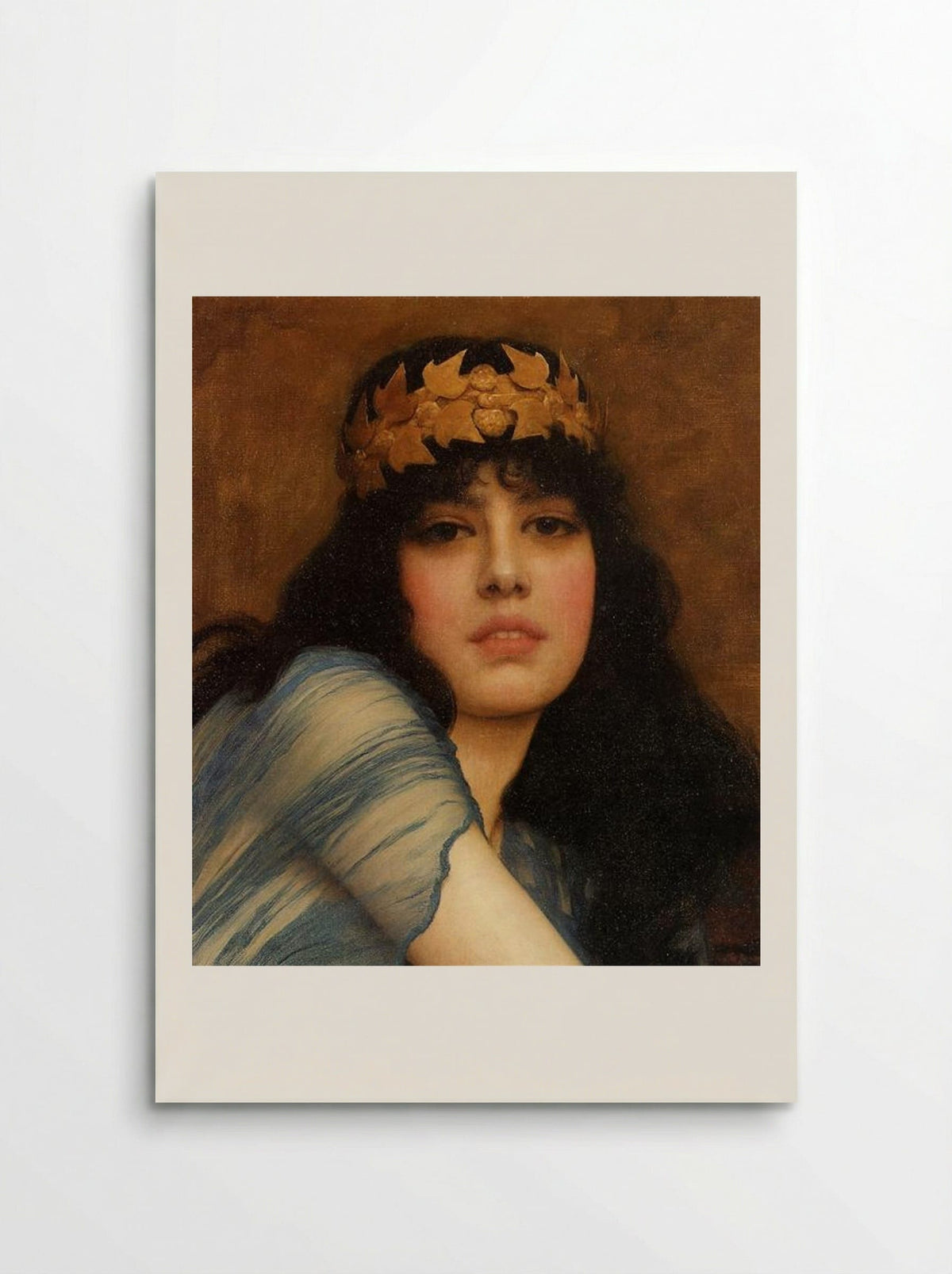 Head of a Girl (The Priestess) - John William Godward - Poster