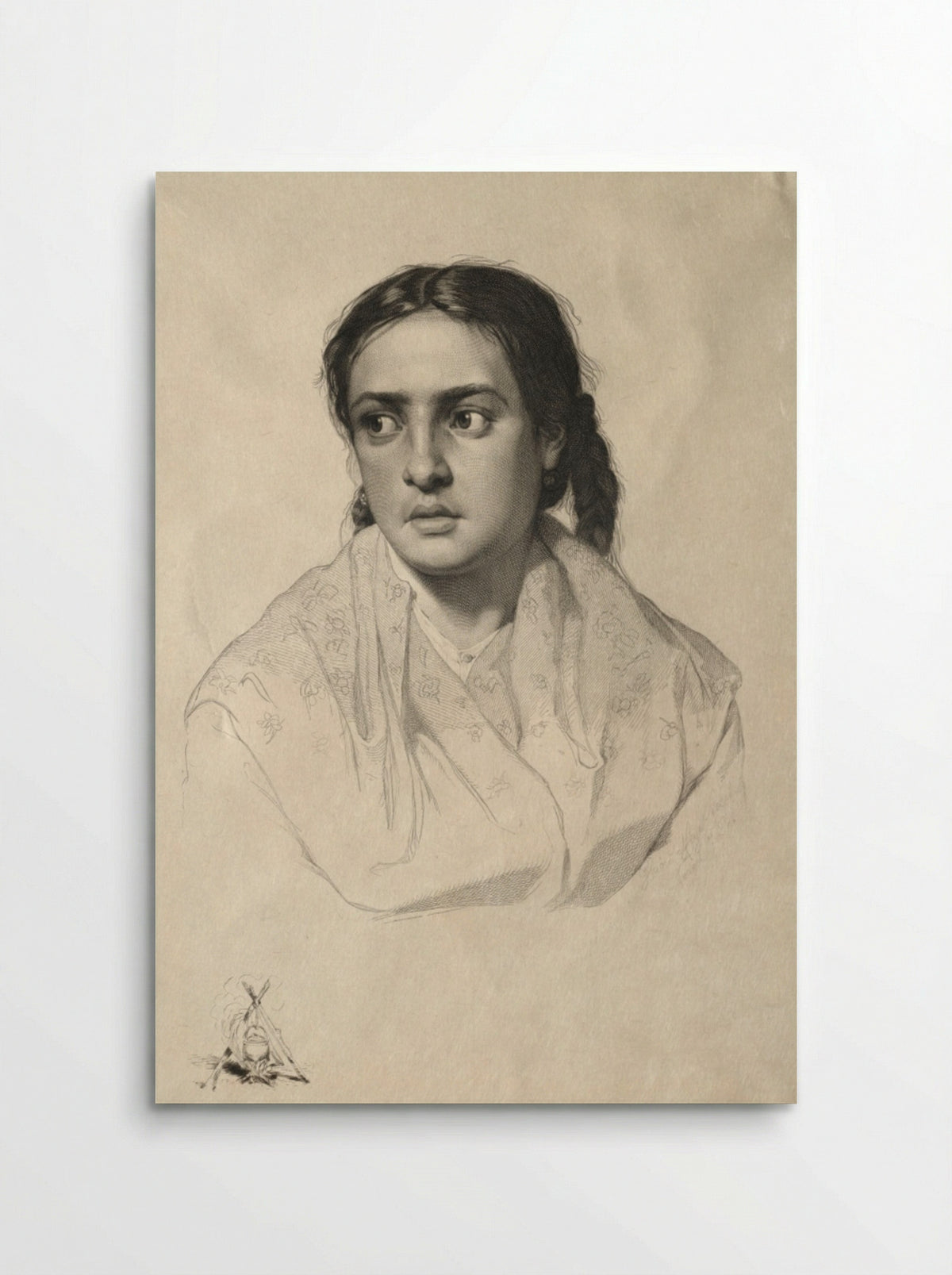 Head of a Girl - Hans Meyer - Poster