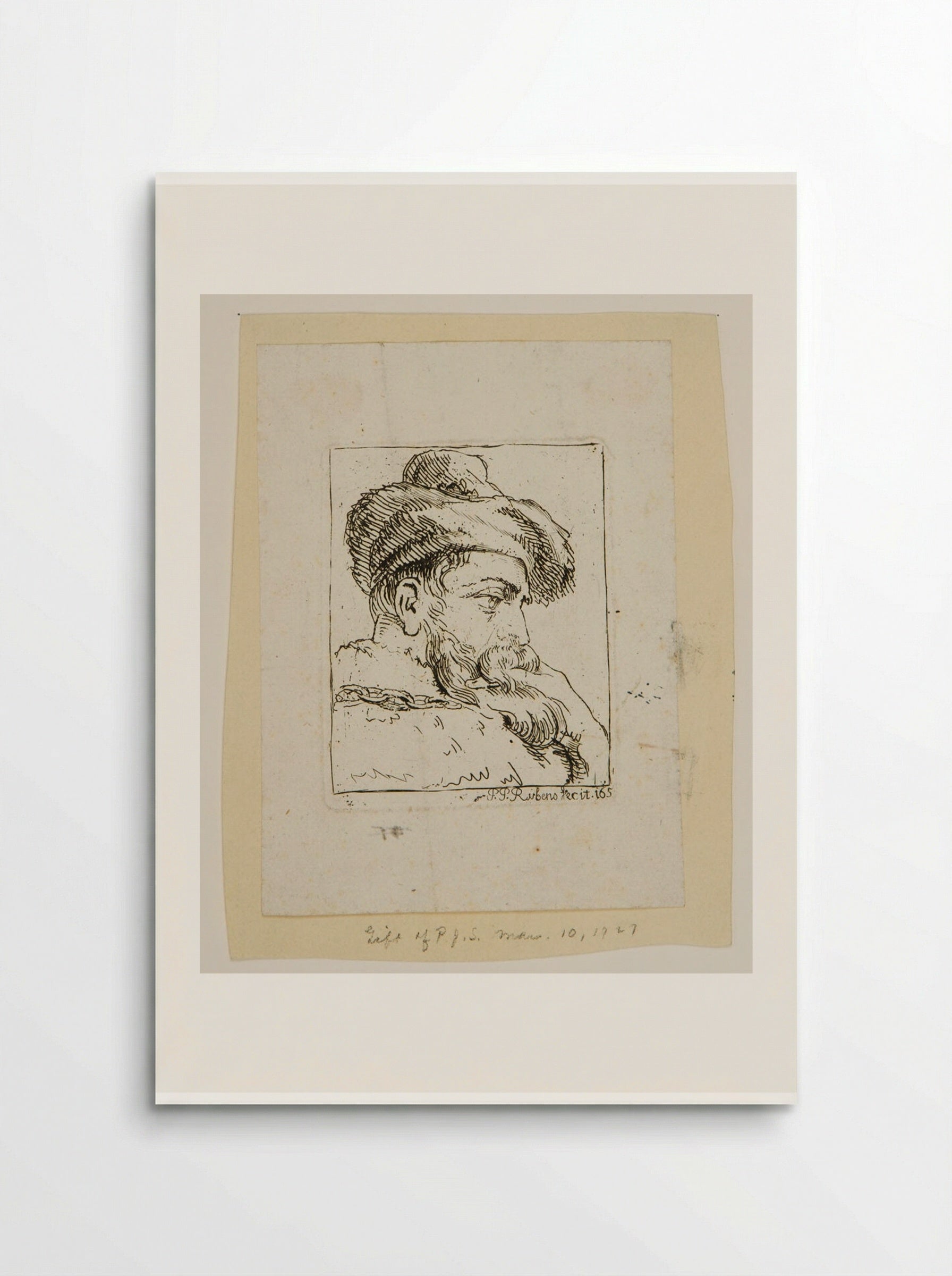 Head of a Man - Peter Paul Rubens - Poster