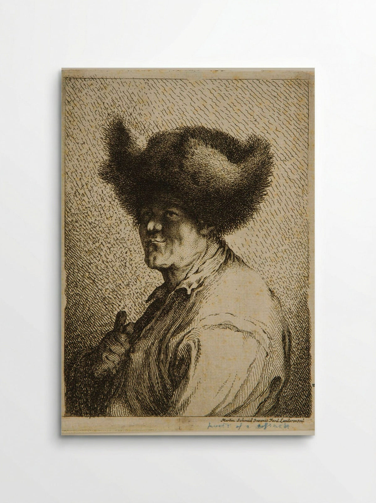 Head of a Man - Ferdinand Landerer - Poster