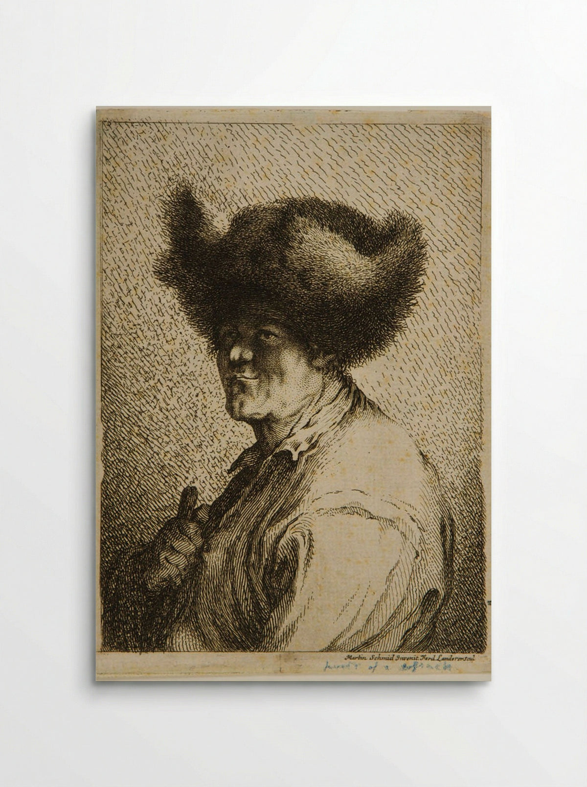 Head of a Man - Ferdinand Landerer - Poster
