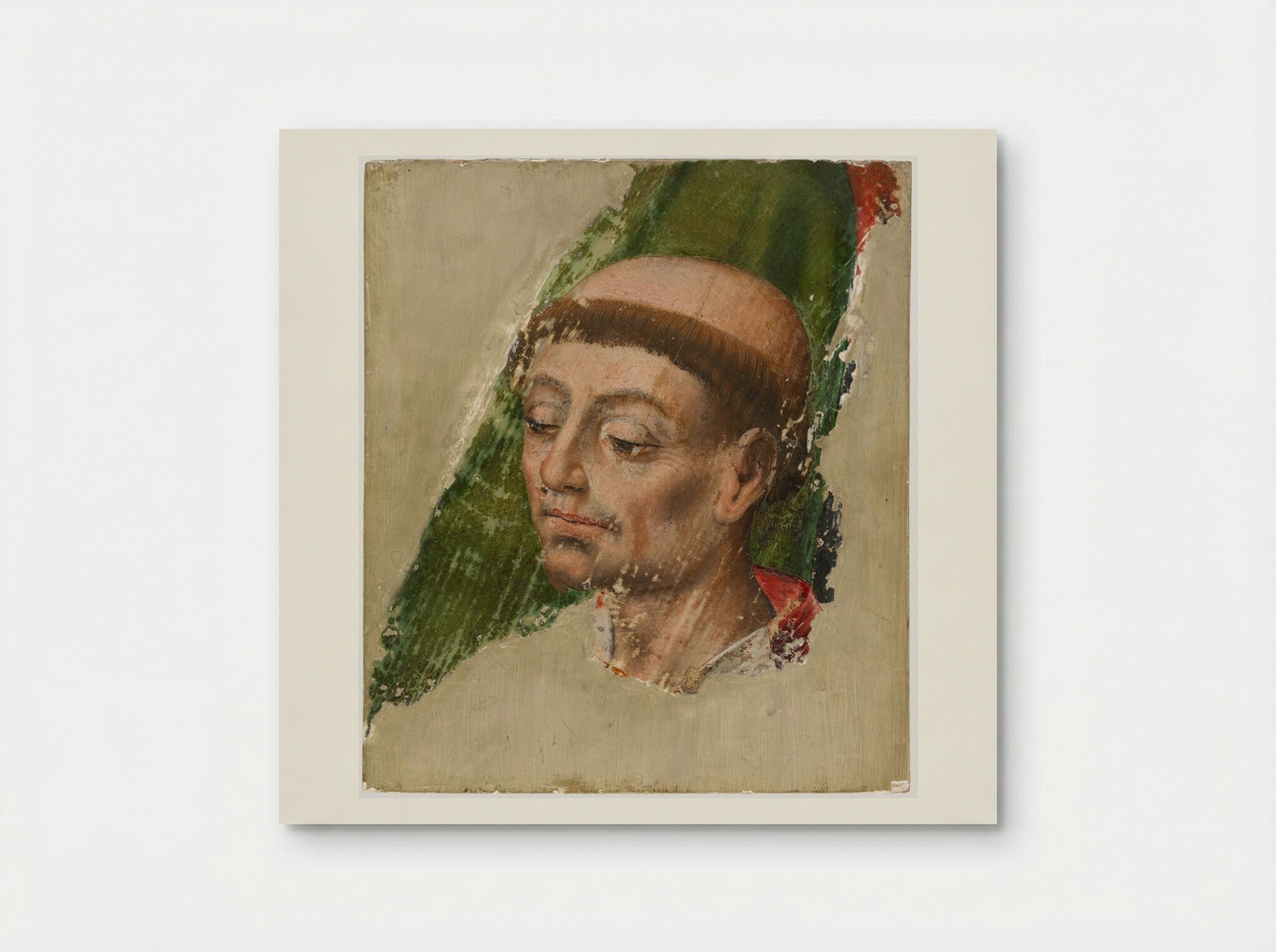 Head of a Monk - Fine Art Print - Poster
