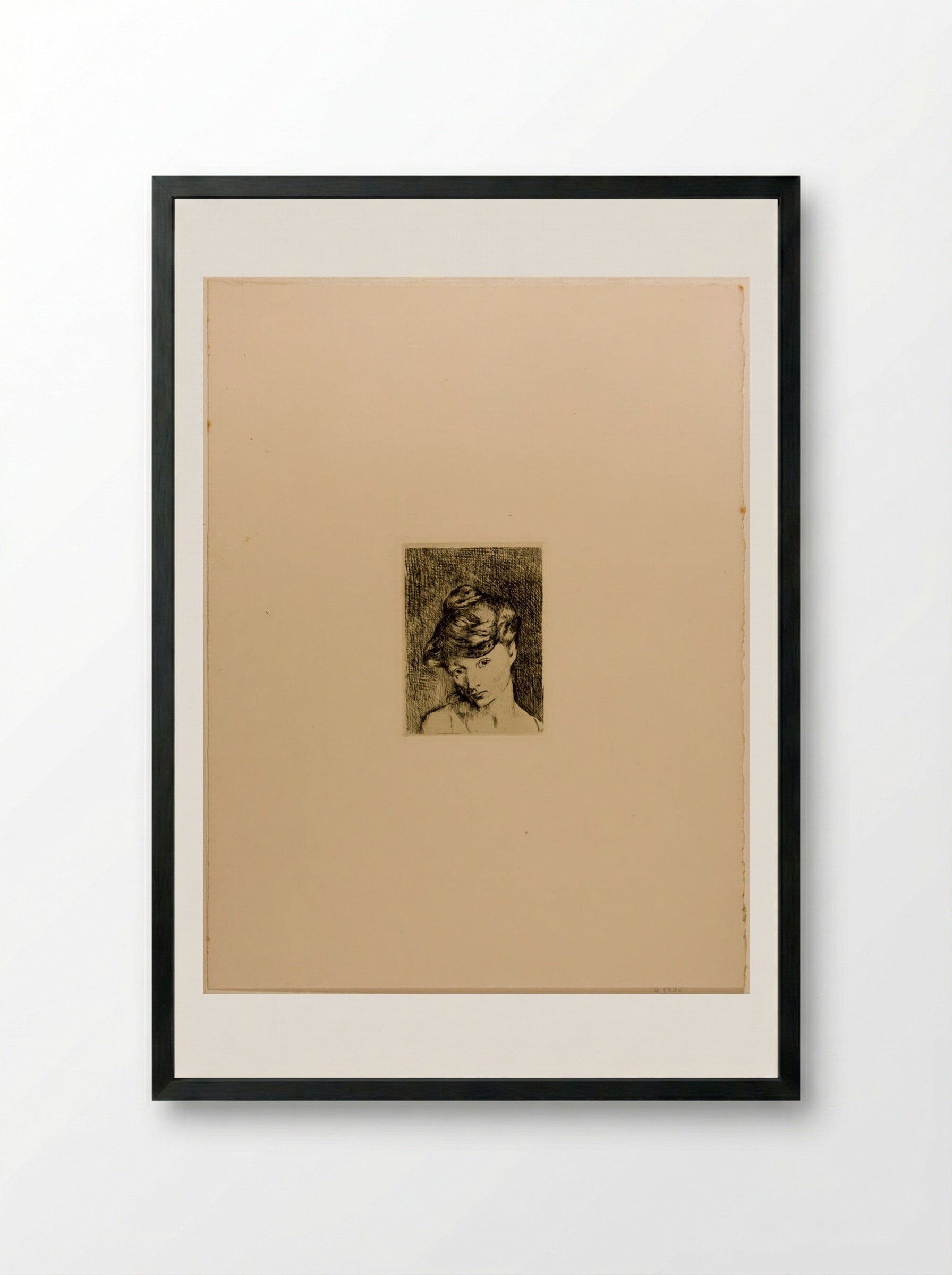 Head of a Woman: Madeline - Pablo Ruiz Picasso - Framed Print Black