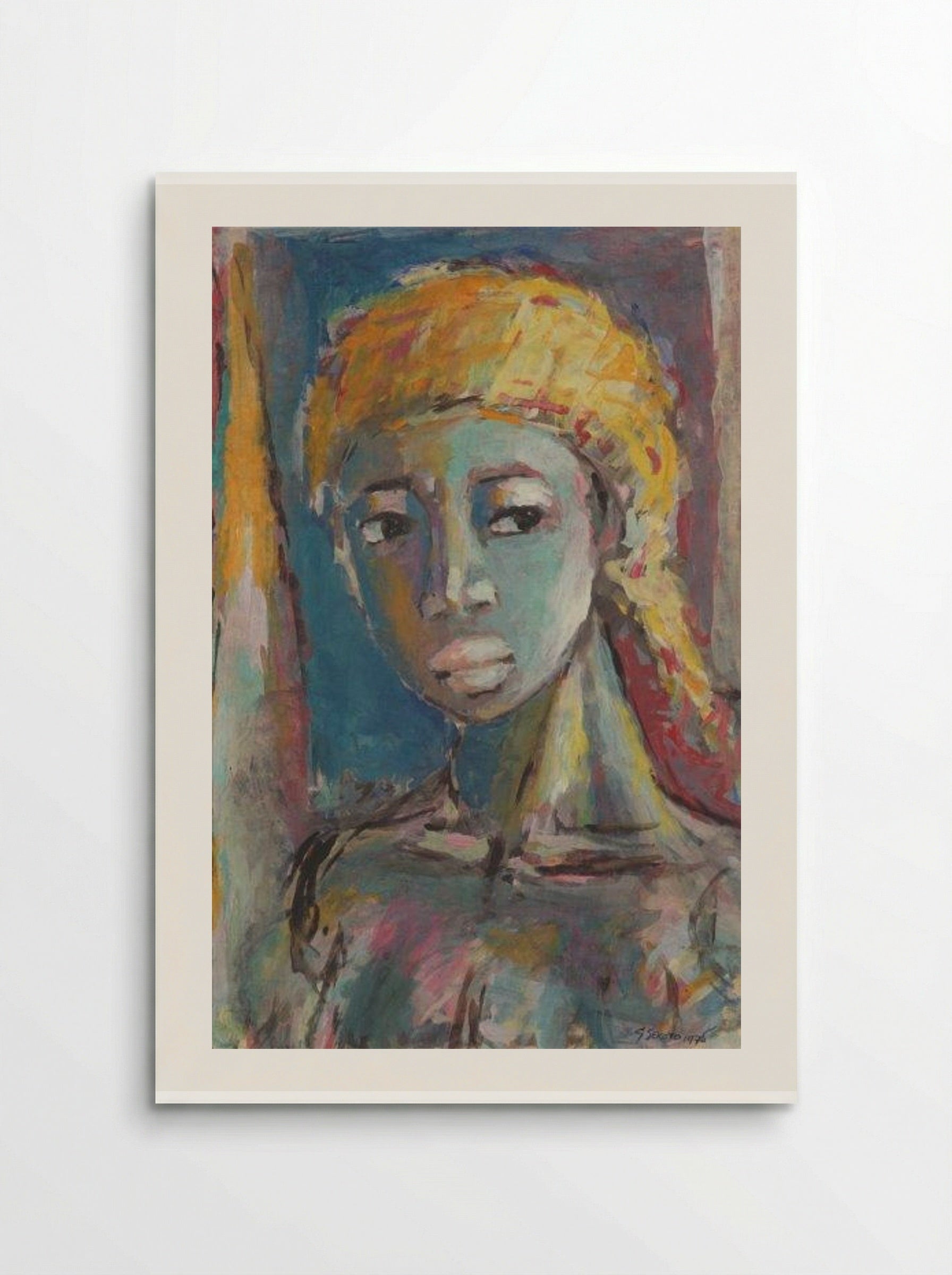 Head of a Woman - Gerard Sekoto - Poster
