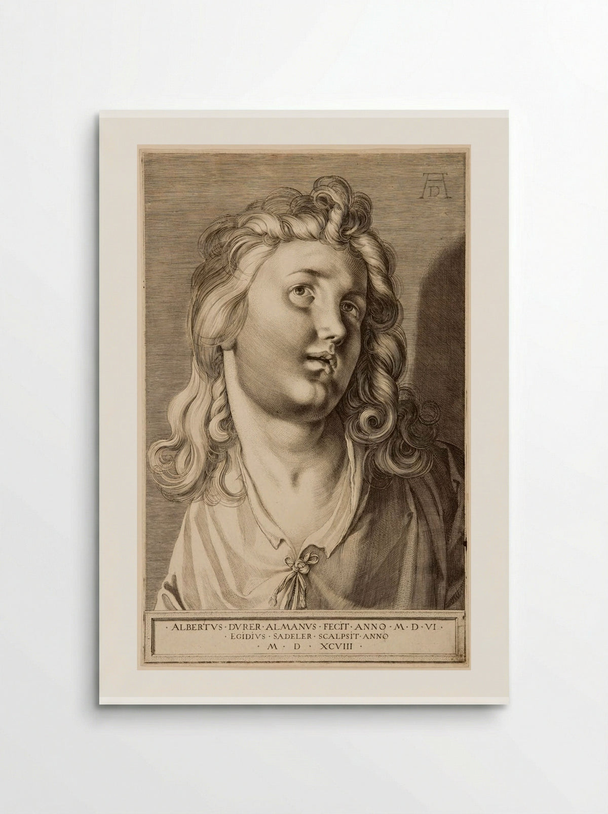 Head of an Angel - Aegidius Sadeler II - Poster