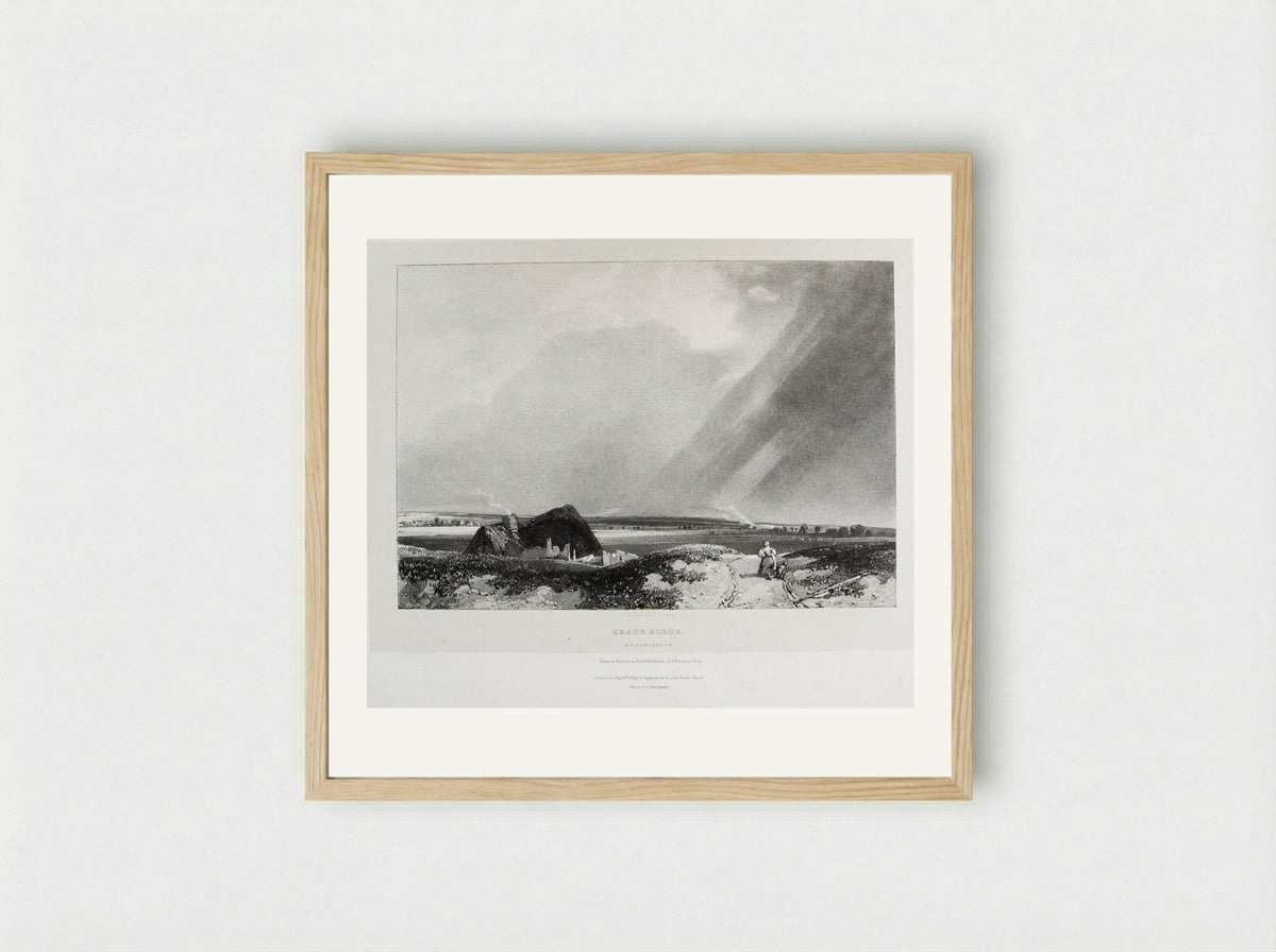 Heath Scene - James Duffield Harding - Framed Print Wood