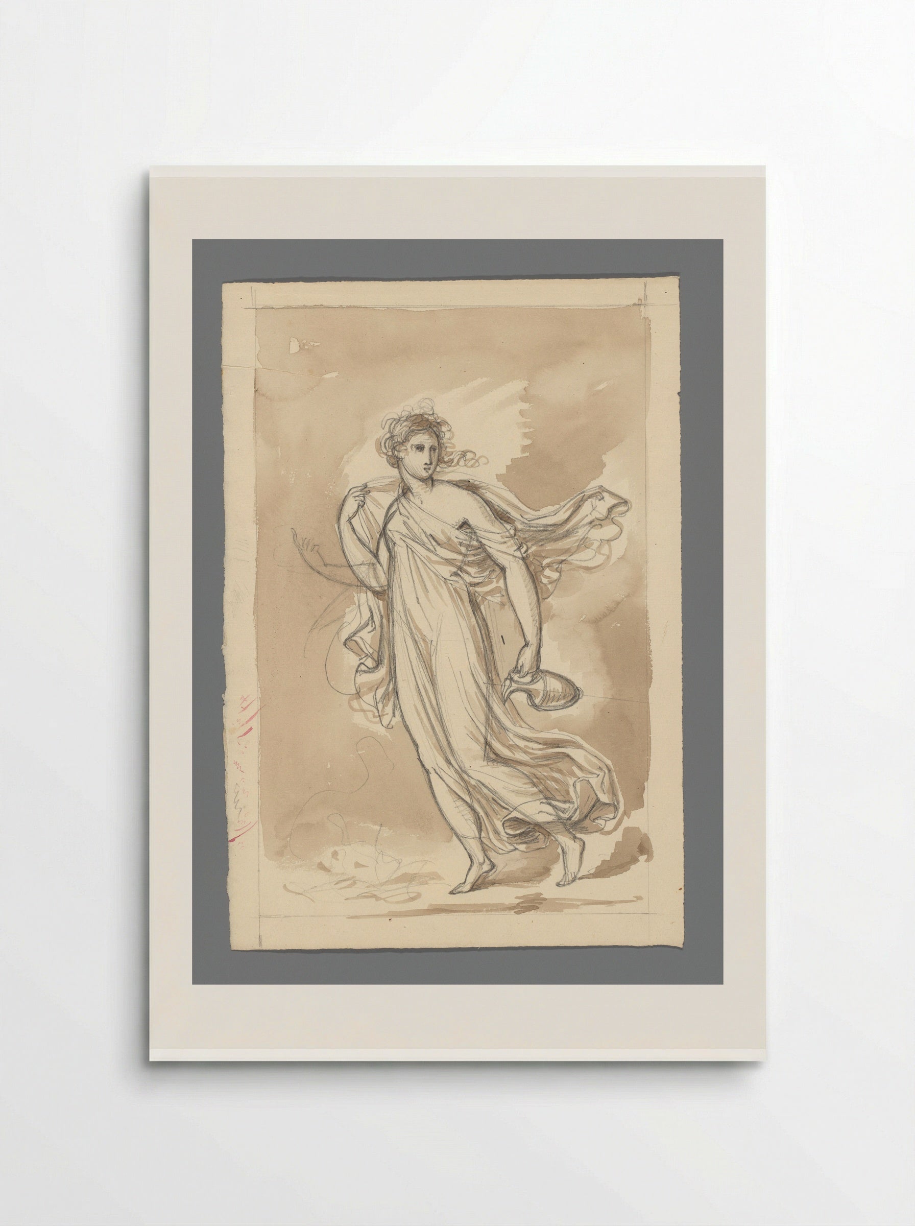 Hebe with a Pitcher, Walking Left - David Pièrre Giottino Humbert de Superville - Poster