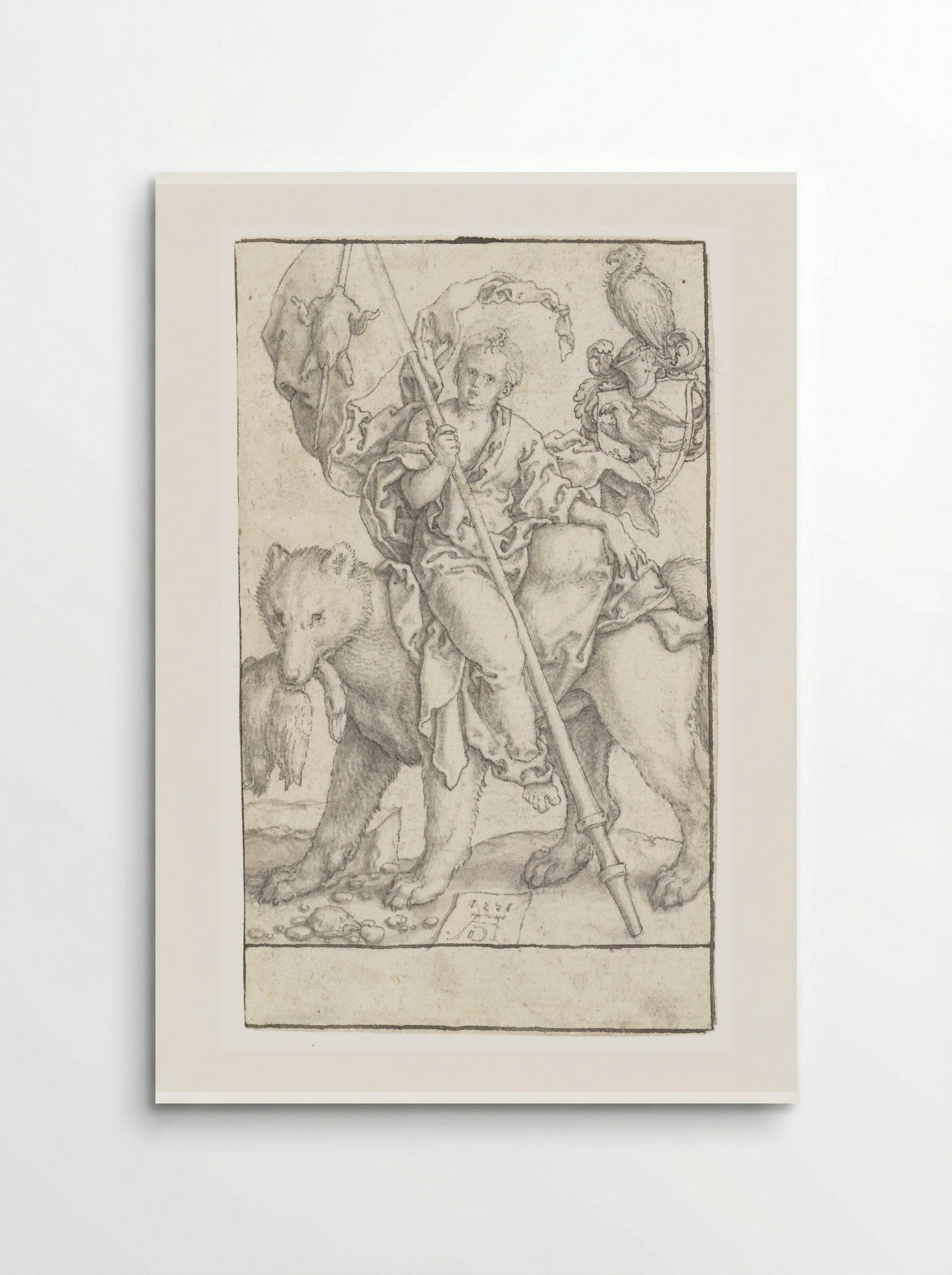 Hebzucht (Avarice) - Heinrich Aldegrever - Poster