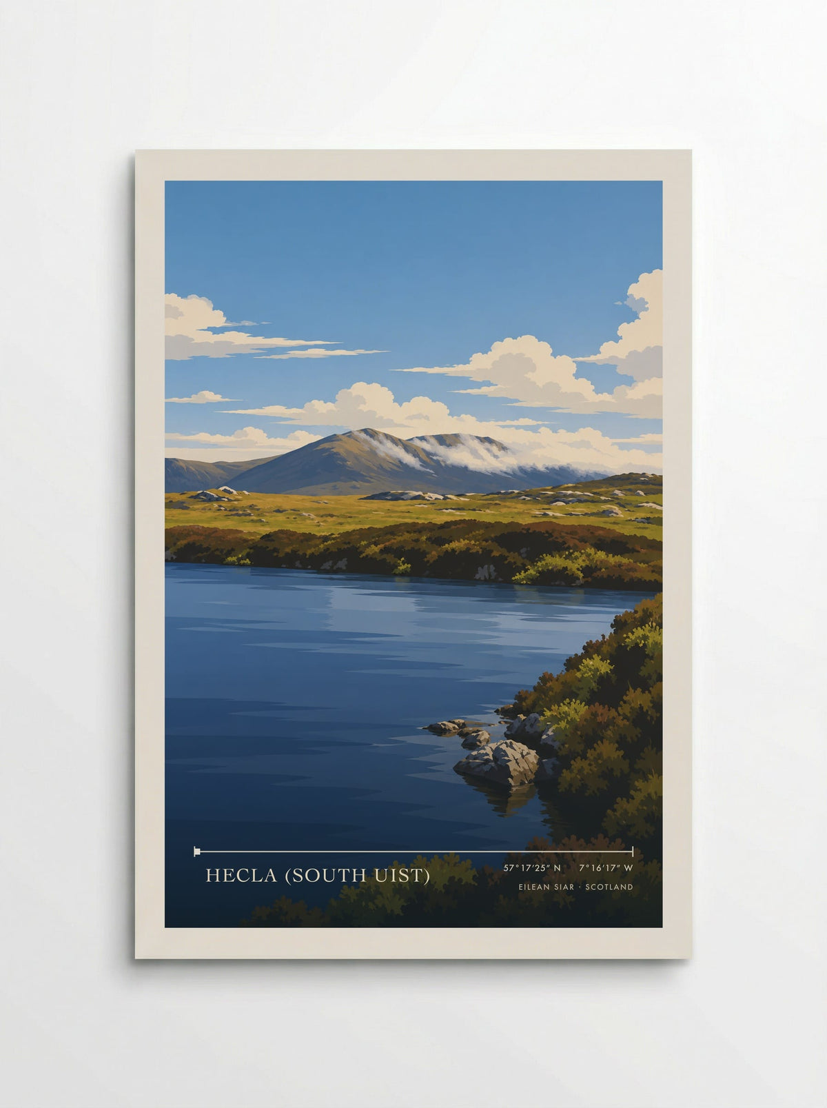 Hecla (South Uist), Eilean Siar | Travel Poster - Poster