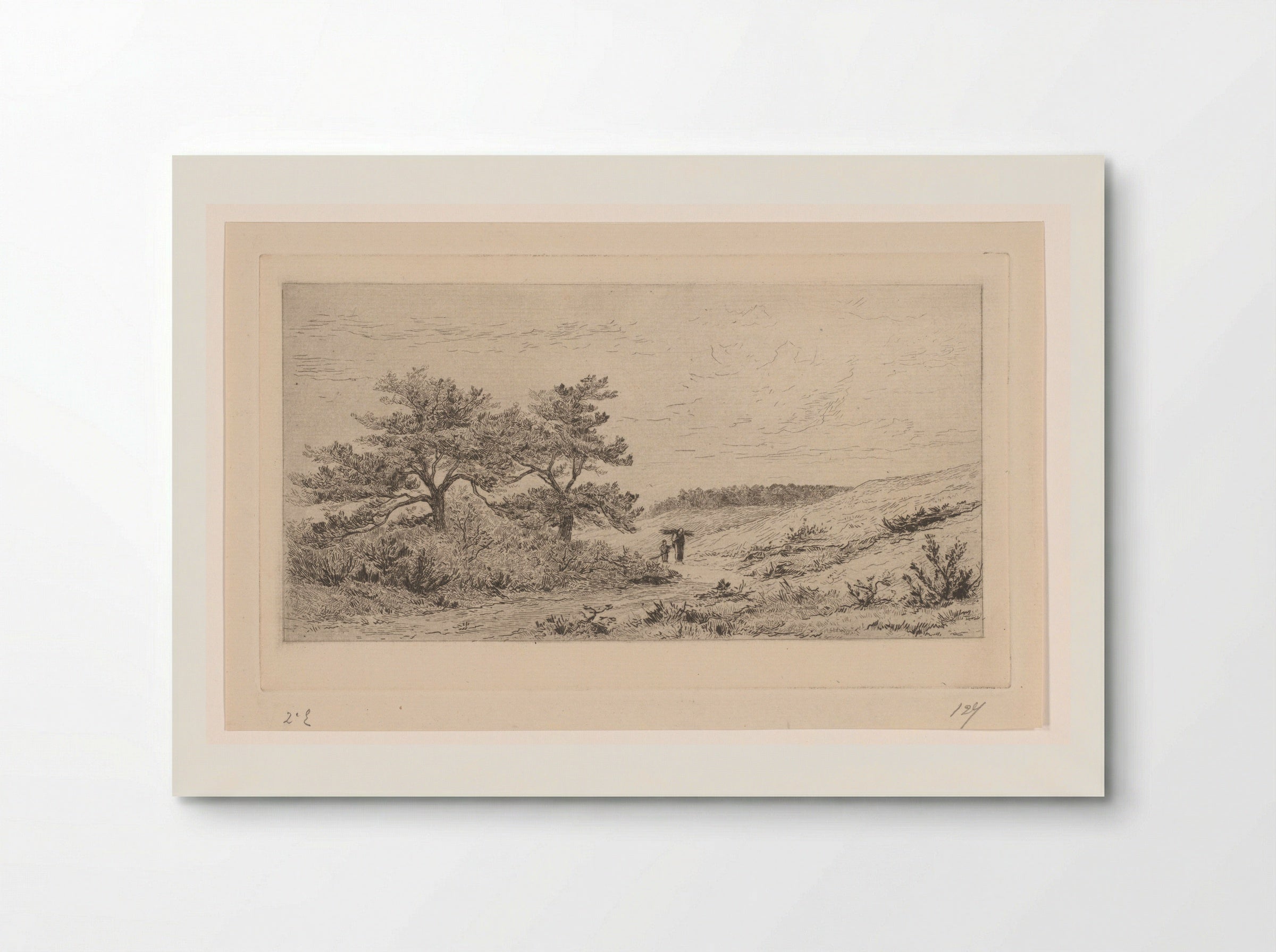 Heidelandschap bij Worth-Rheden - Carel Nicolaas Storm van 's-Gravesande - Poster