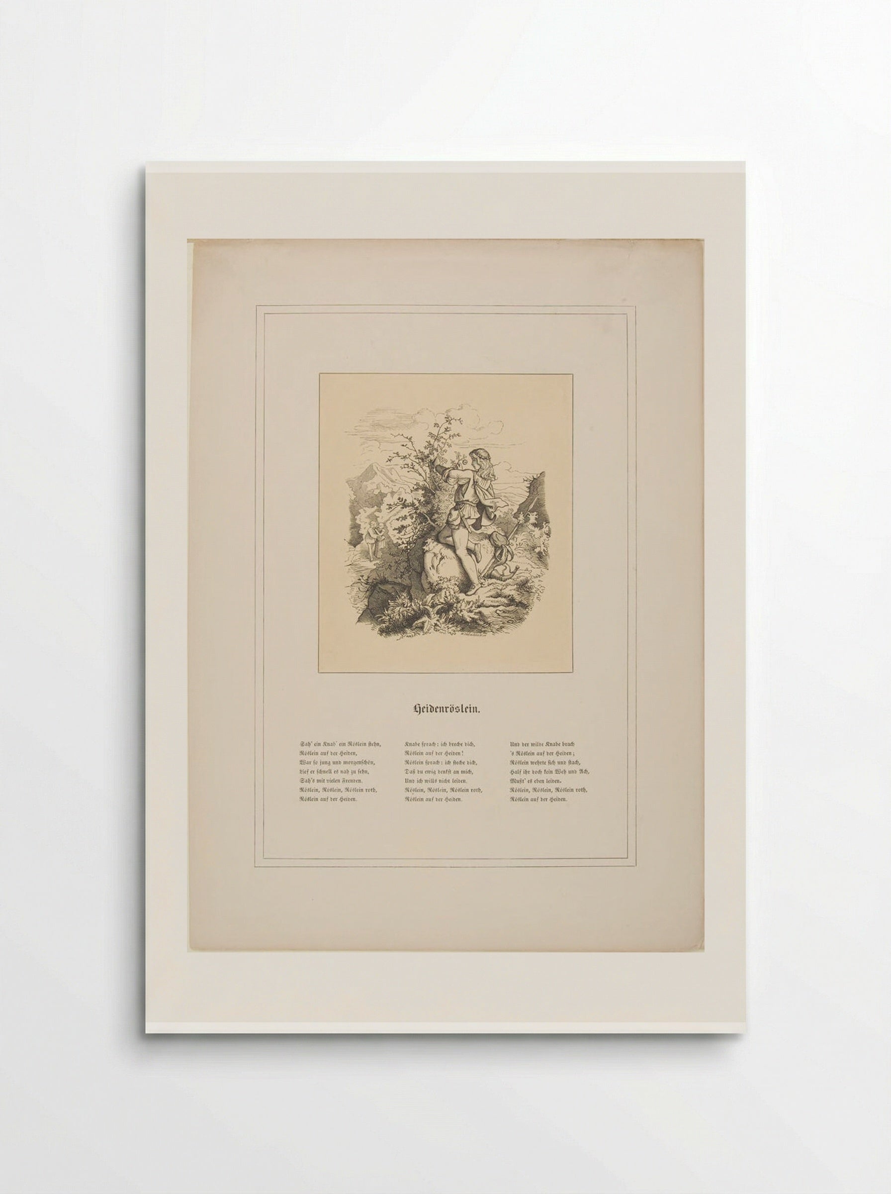 Heidenröslein - Adrian Ludwig Richter - Poster