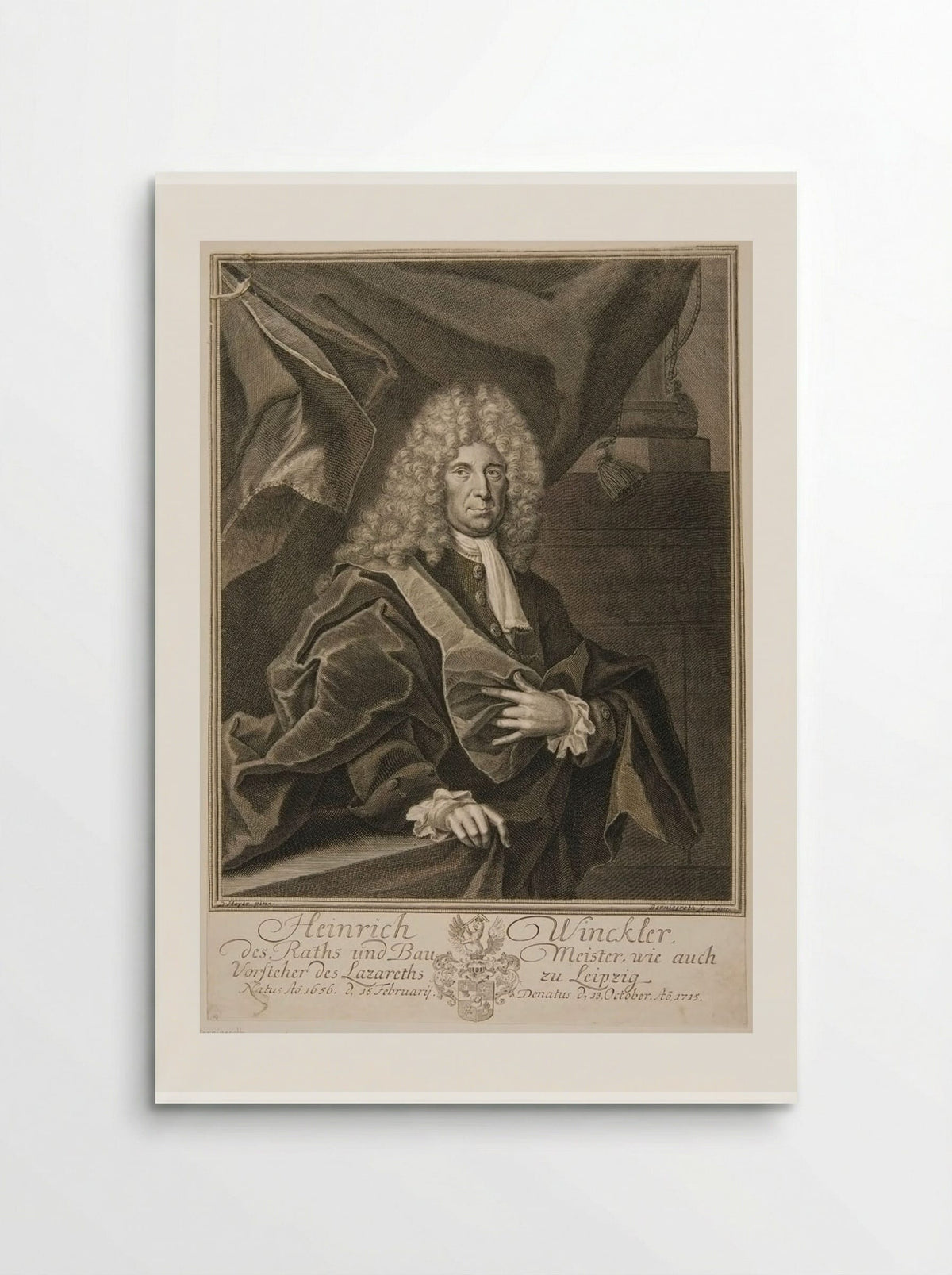 Heinrich Winckler - Johann Martin Bernigeroth - Poster
