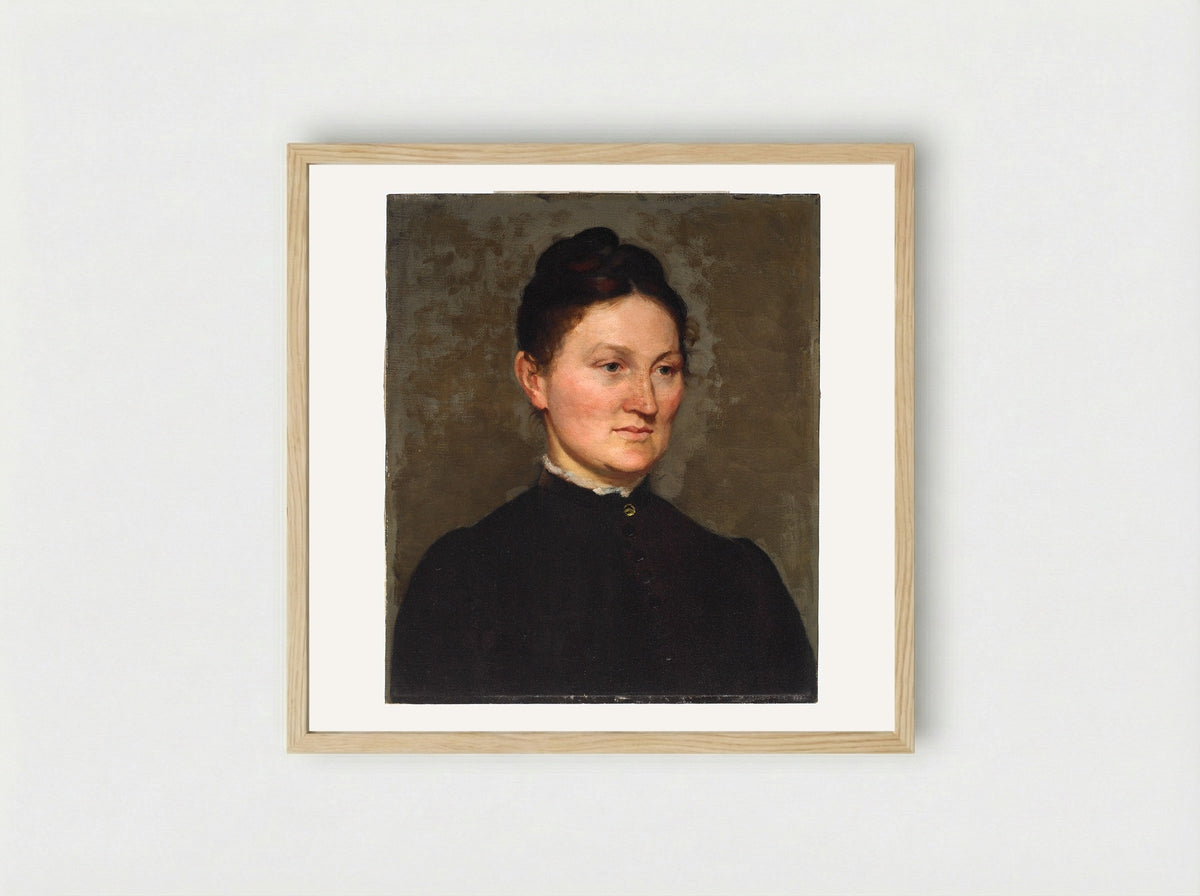 Helen Jackson Cabot Almy (Mrs. Charles Almy) - Lilla Cabot Perry - Framed Print Wood