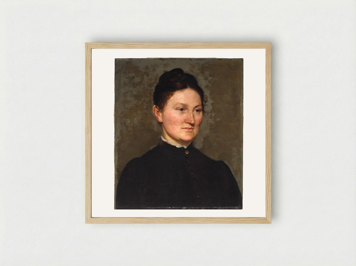 Helen Jackson Cabot Almy (Mrs. Charles Almy) - Lilla Cabot Perry - Framed Print Wood